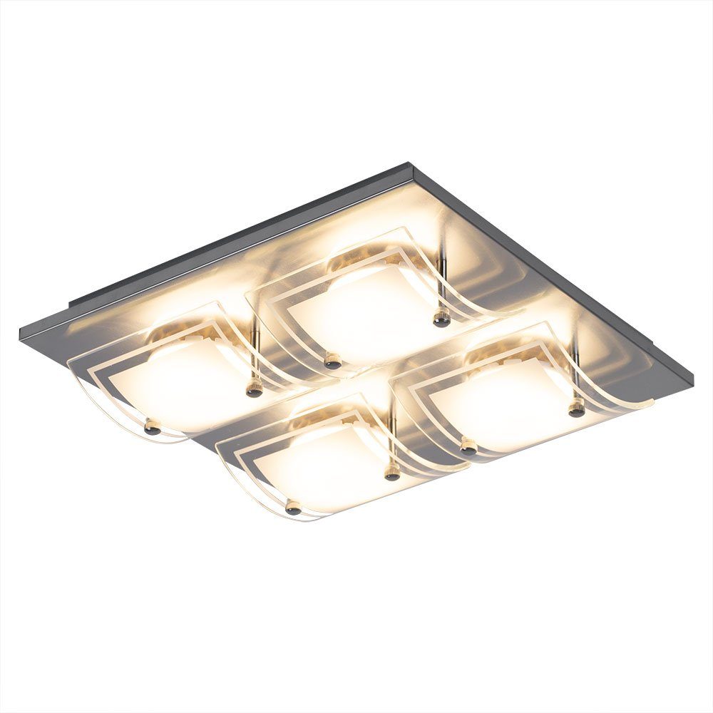 Esto LED Deckenleuchte, LED-Leuchtmittel fest verbaut, Warmweiß, Deckenleuchte Deckenlampe Wohnzimmerleuchte Deckenstrahler