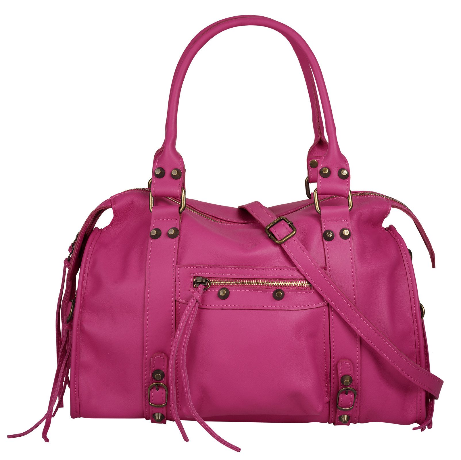 forty° Shopper FORTY° Damen echt Leder, Made in Italy, echt Leder, Made in Italy