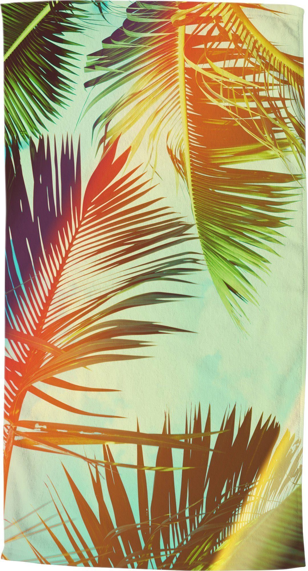 good morning Strandtuch PALMS, Microfaser (1-St), Palmen