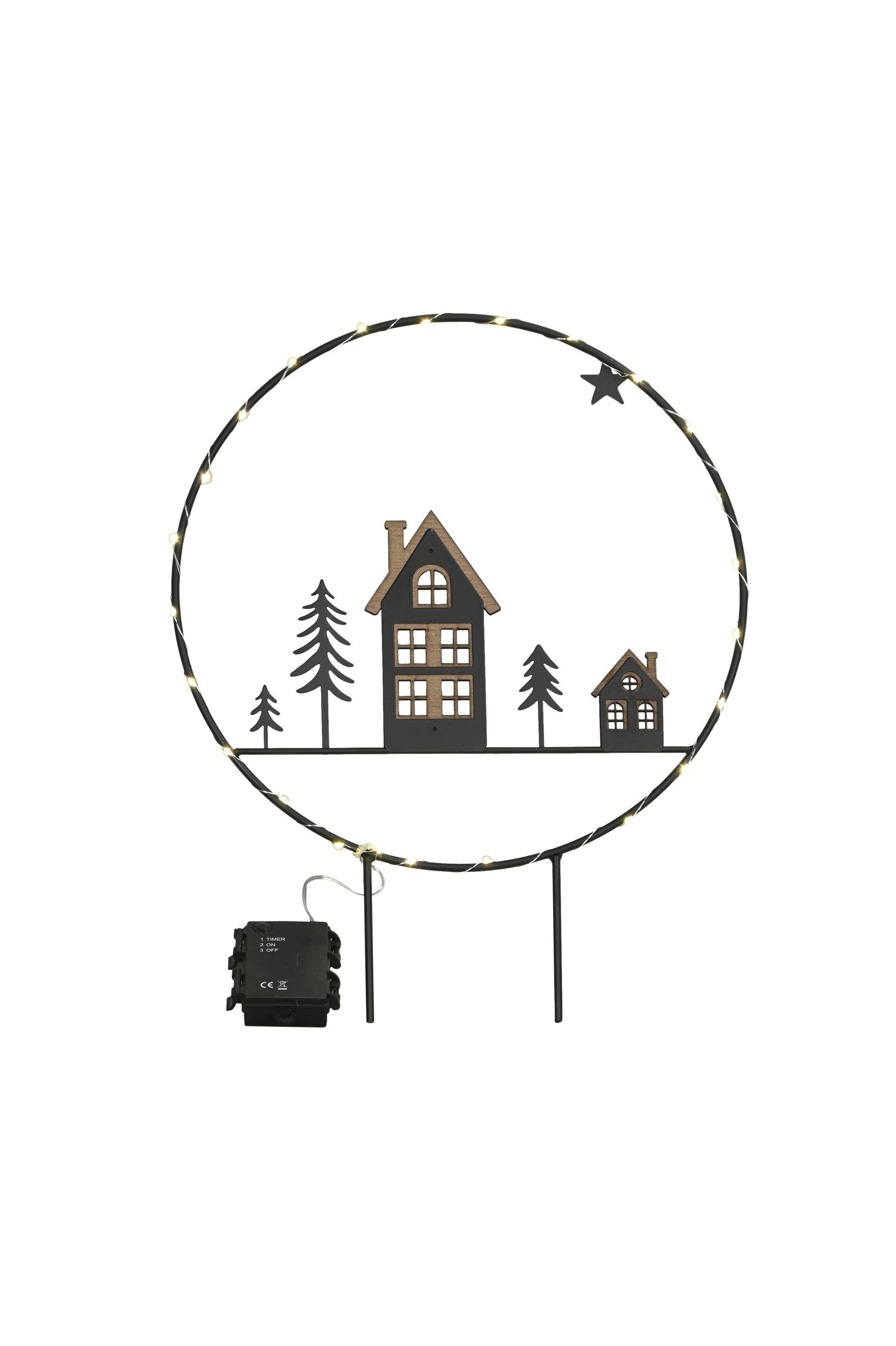 finehomegarden Dekofigur Ring Dekoring mit Timer günstig online kaufen