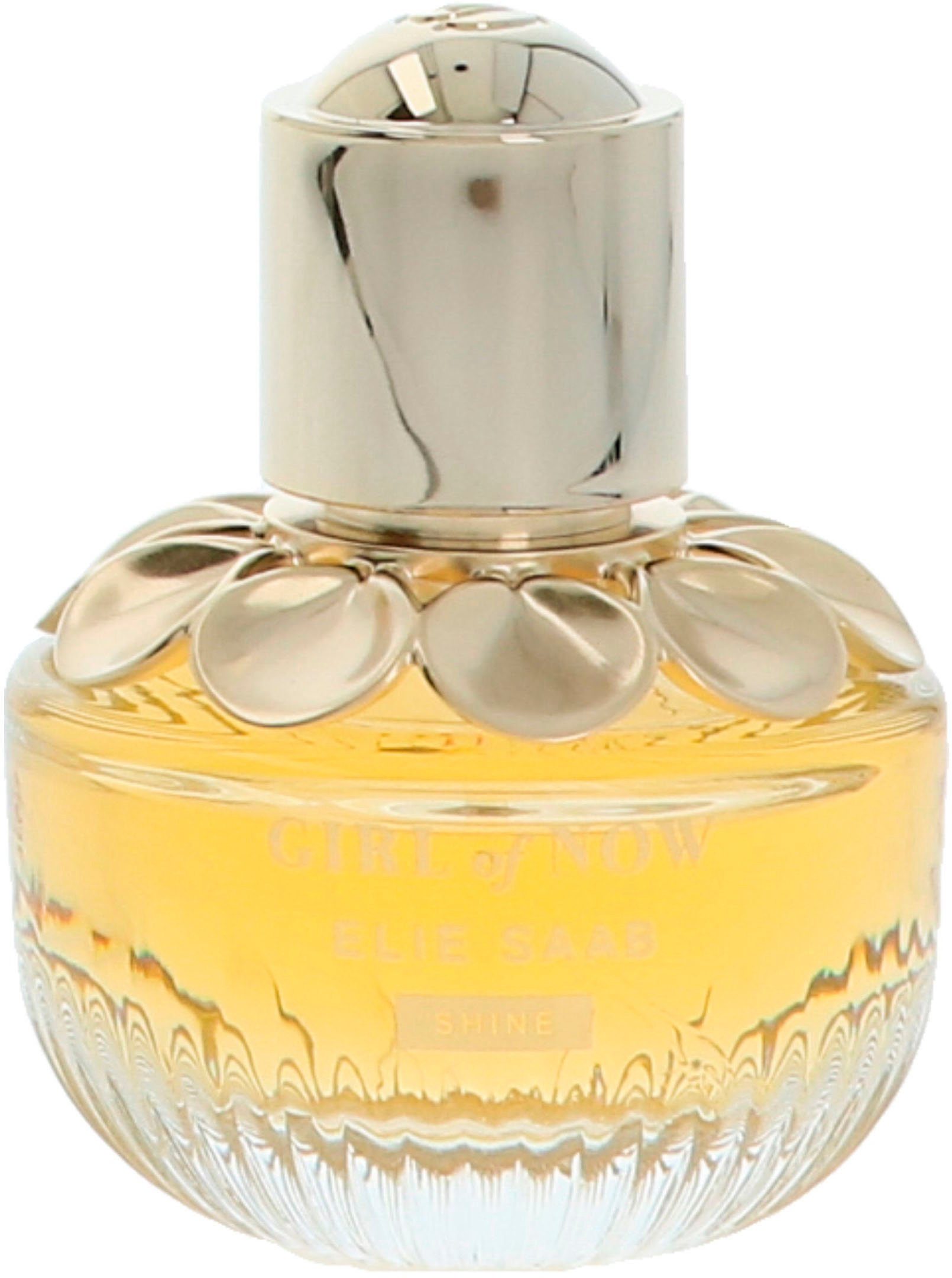 ELIE SAAB Eau de Parfum Girl of Now Shine, Blumiger Duft mit Birne, Orangenblüte, Ylang, Mandel, Iris & Vanille.