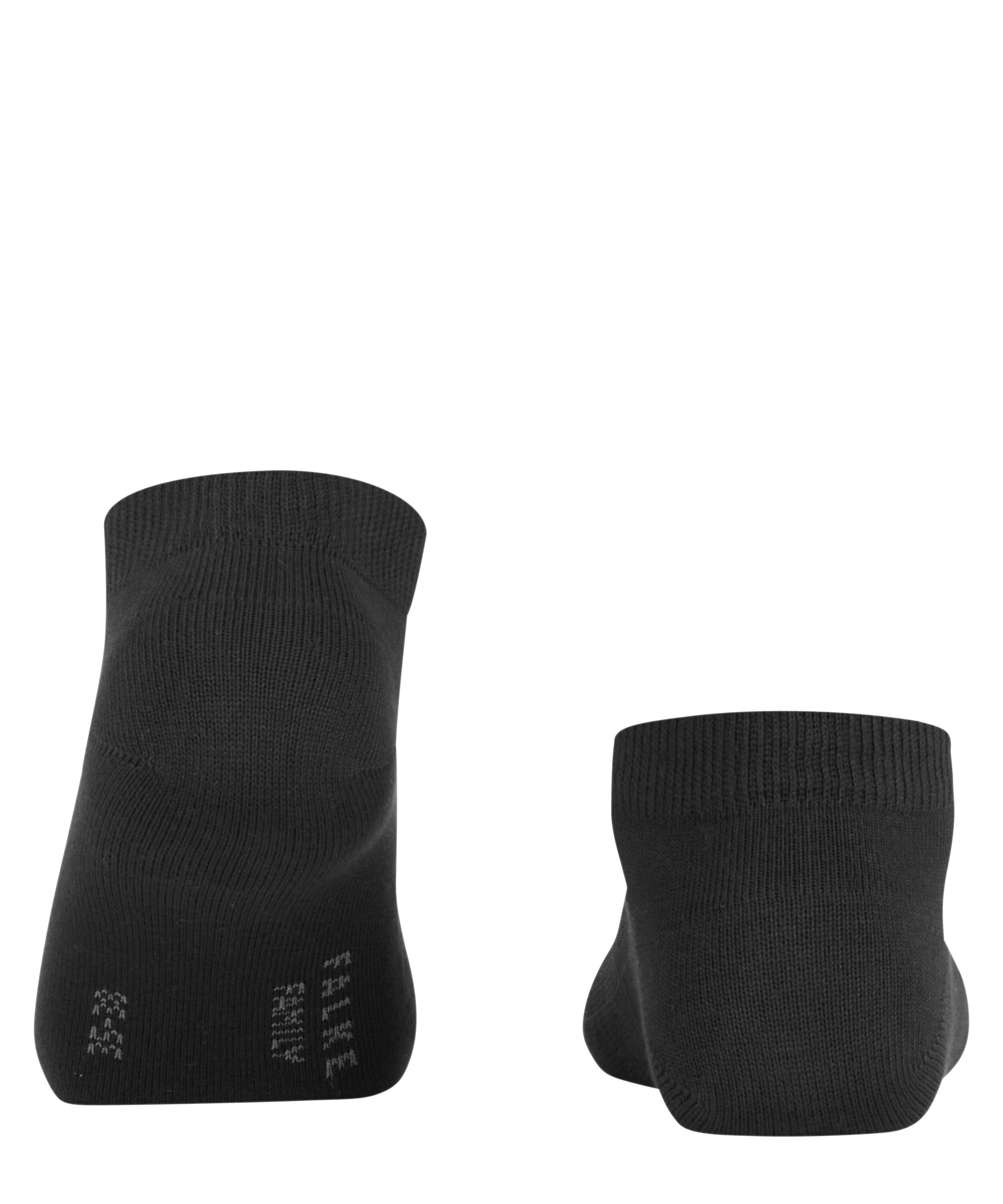 Family black FALKE (3009) mit Baumwolle nachhaltiger (1-Paar) Sneakersocken