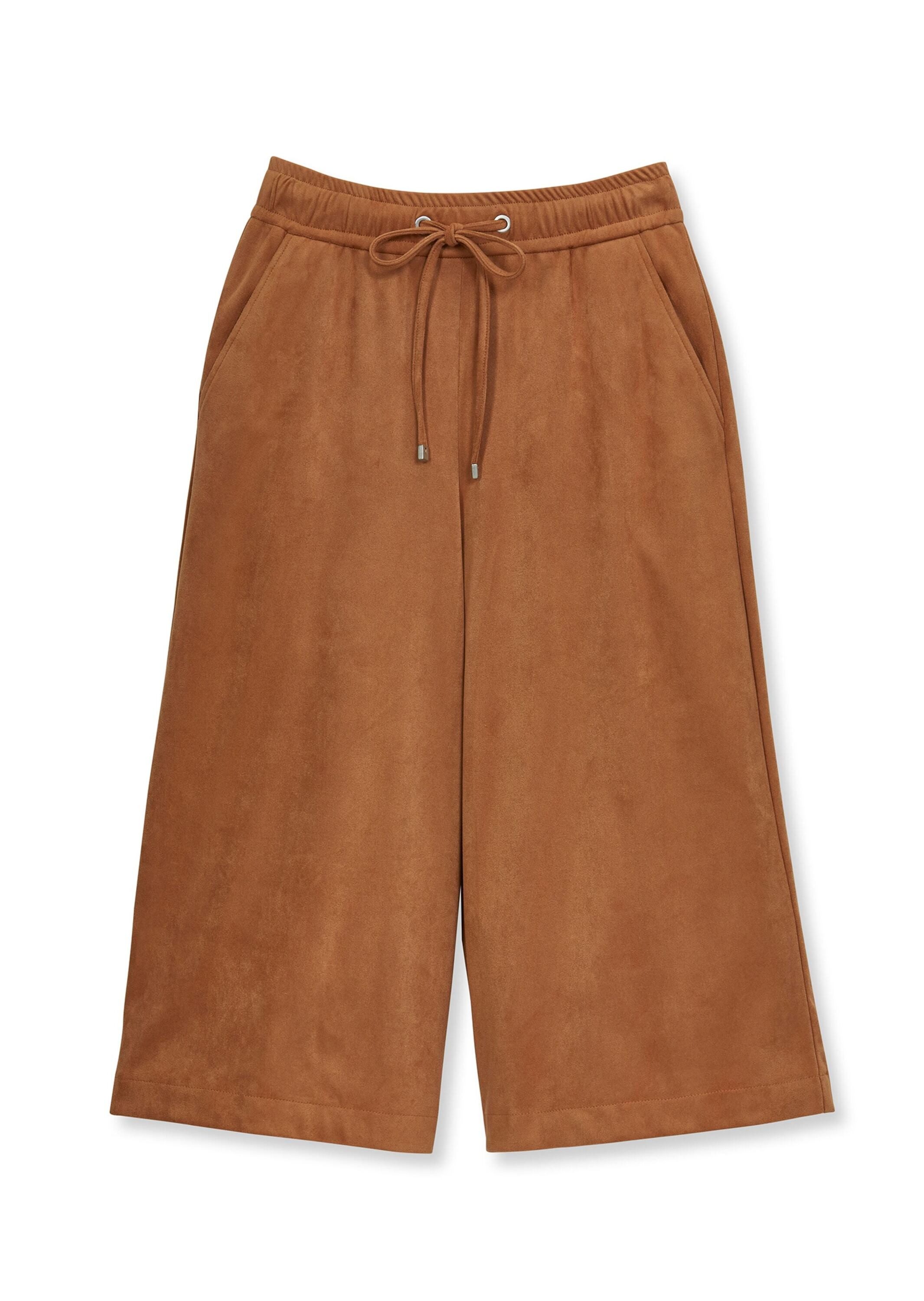 MADELEINE Culotte Weite Velourshose