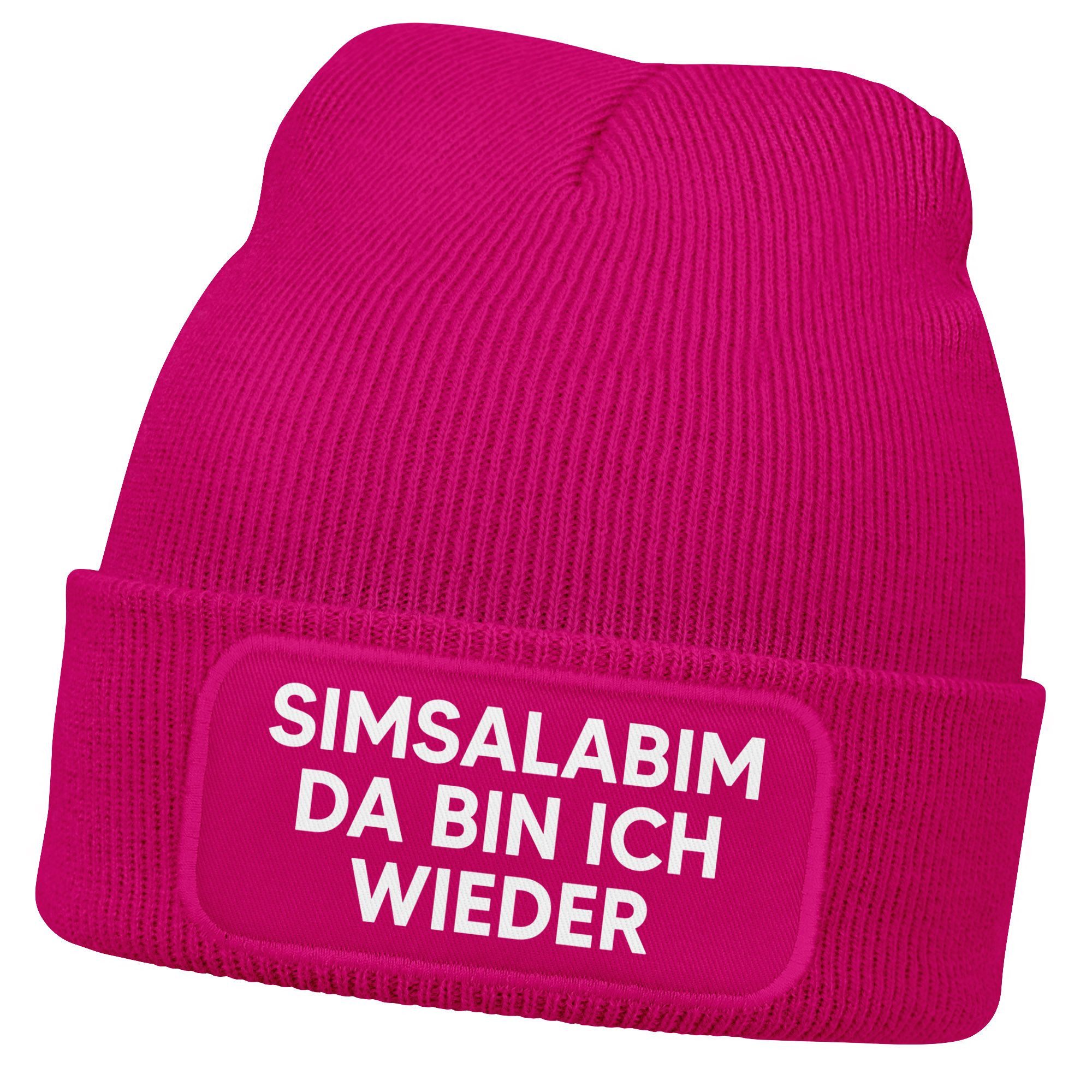 MoonWorks Strickmütze Damen Beanie mit Patch günstig online kaufen