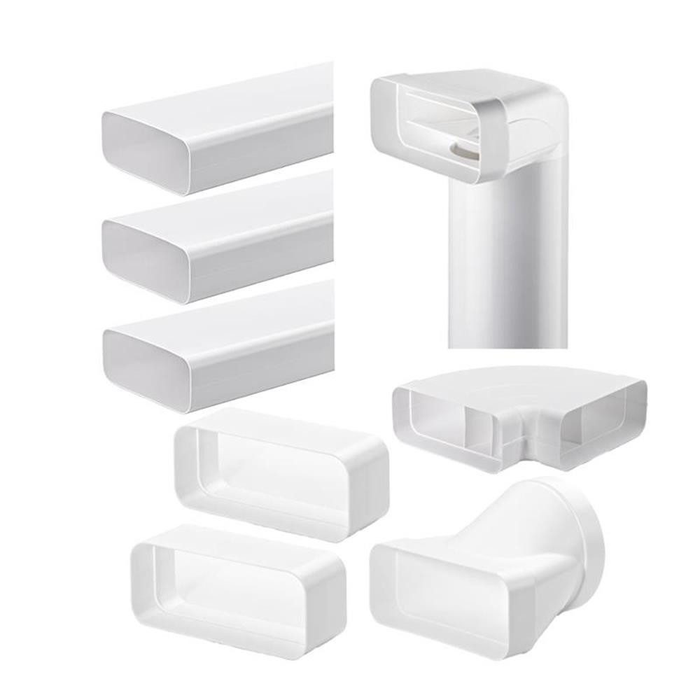 Naber Abluft-Set Naber COMPAIR System Ø 150 flow 150 Flachkanal Set-2 weiß