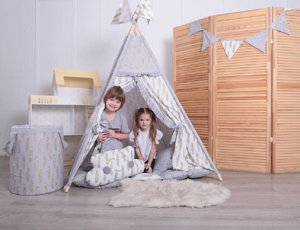 Spielzelt Tipi Zelt Teepee Spielzelt Kinderzelt für Kinder
