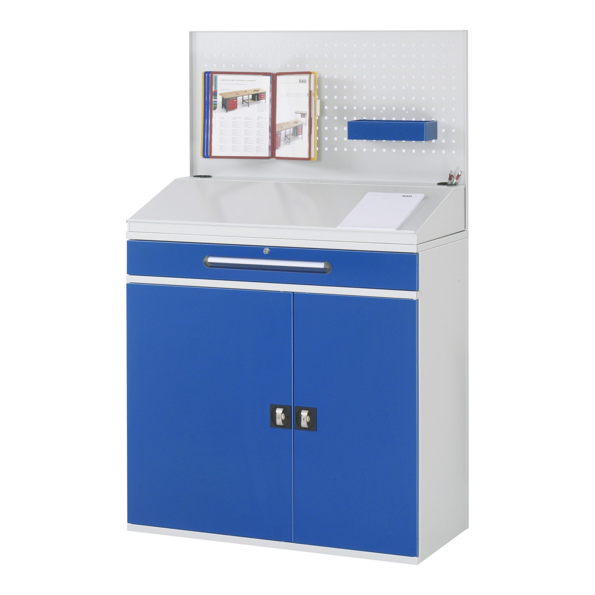 RAU Stehpult Rau Beistellschrank-Stehpult - Modell 04 BxTxH 1100x520x1110/1220/1770