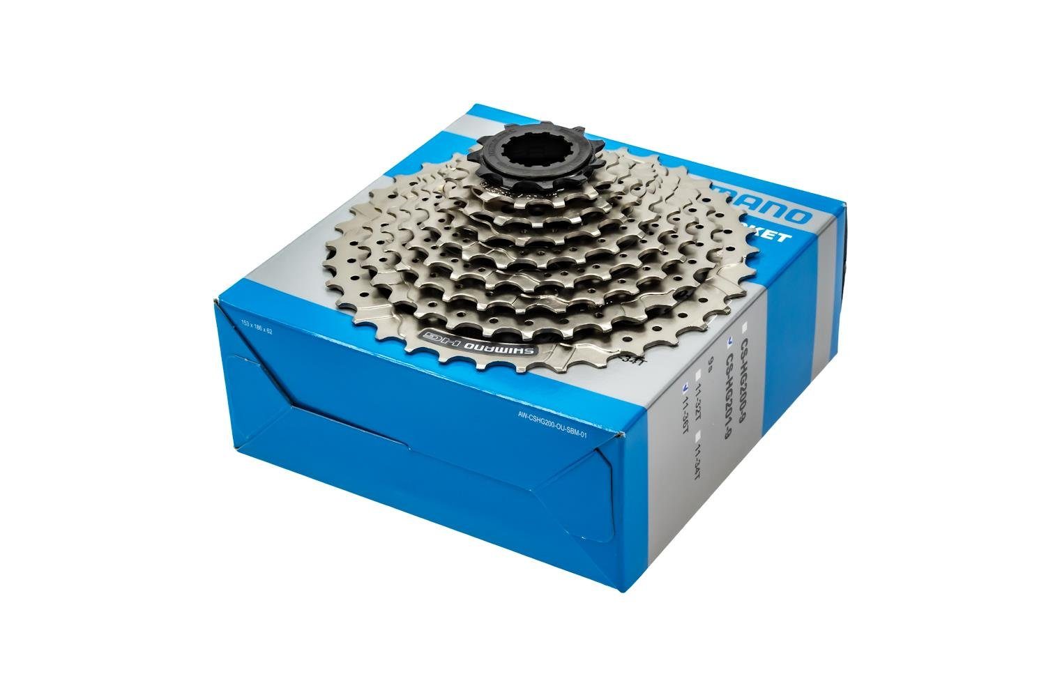 Zahnkranz SHIMANO Kassette CS-HG201-9 Hyperglide MTB 9 fach Ritzel 11-36 Zähne