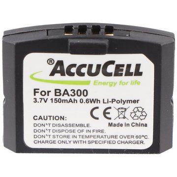 AccuCell Akku passend für Sennheiser BA300, 500898, IS 410 Akku 150 mAh (3,7 V)