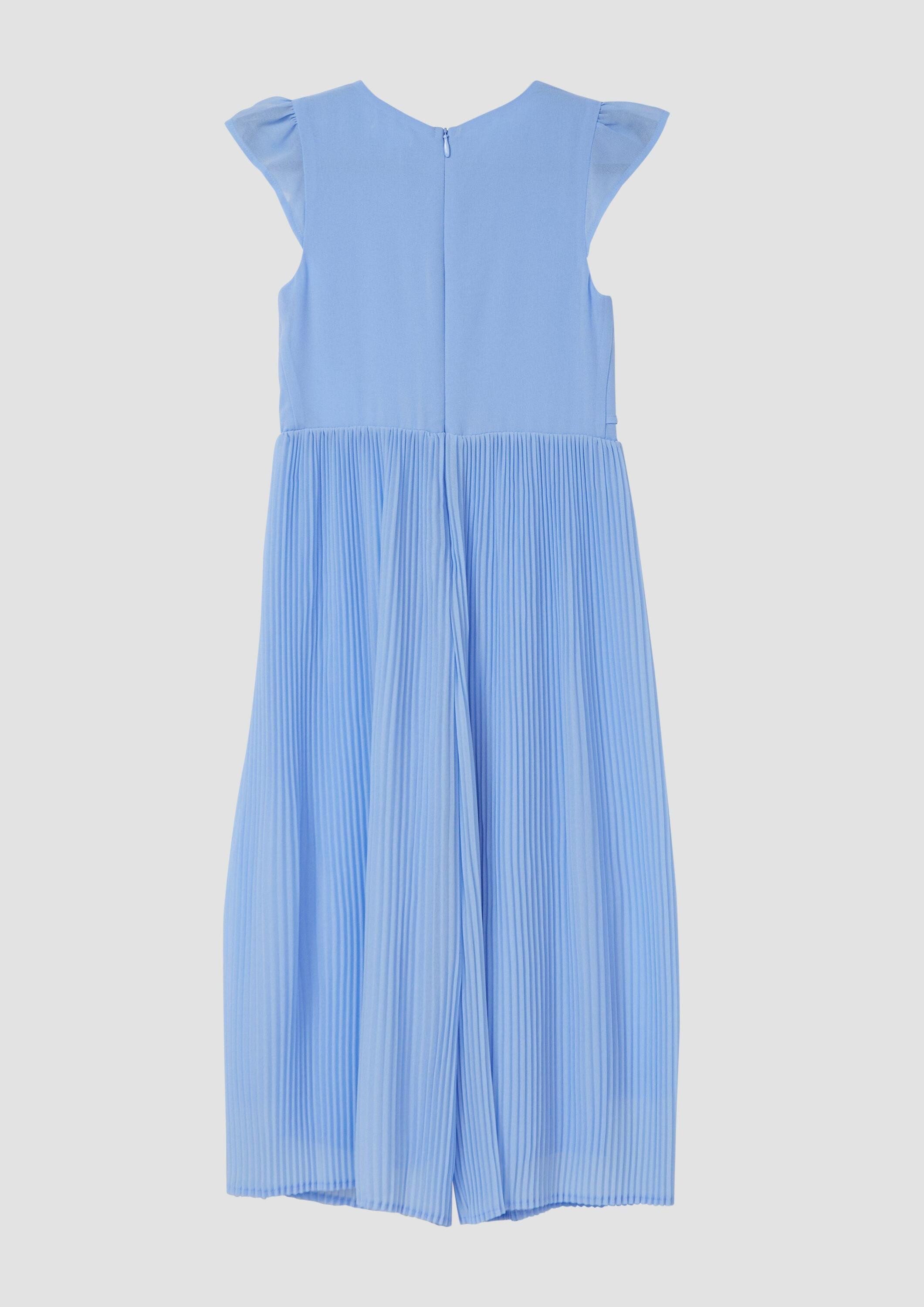 s.Oliver Jumpsuit Overall Overall mit Volantärmeln und Plissee