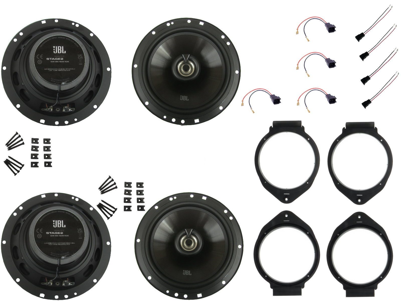 DSX JBL Lautsprecher für Opel Insignia Bj 08 – 17 Tür Vorne hinten 960 W Auto-Lautsprecher (120 W)