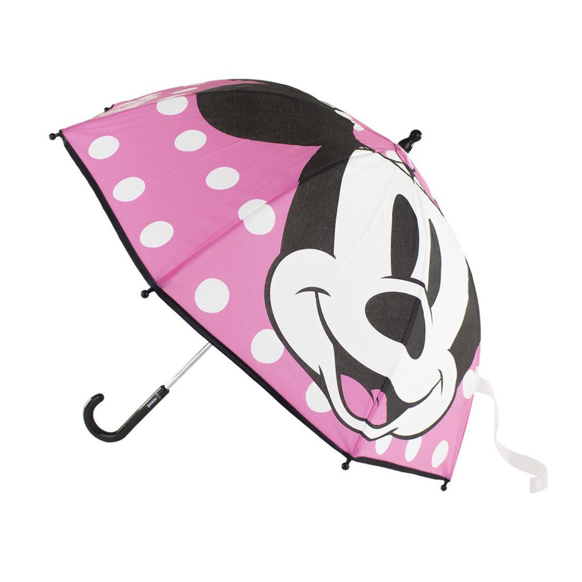 Cerda Langregenschirm Disney Minnie Mouse Regenschirm ⌀ 71 cm Leichter Kuppel-Schirm, Stylisch