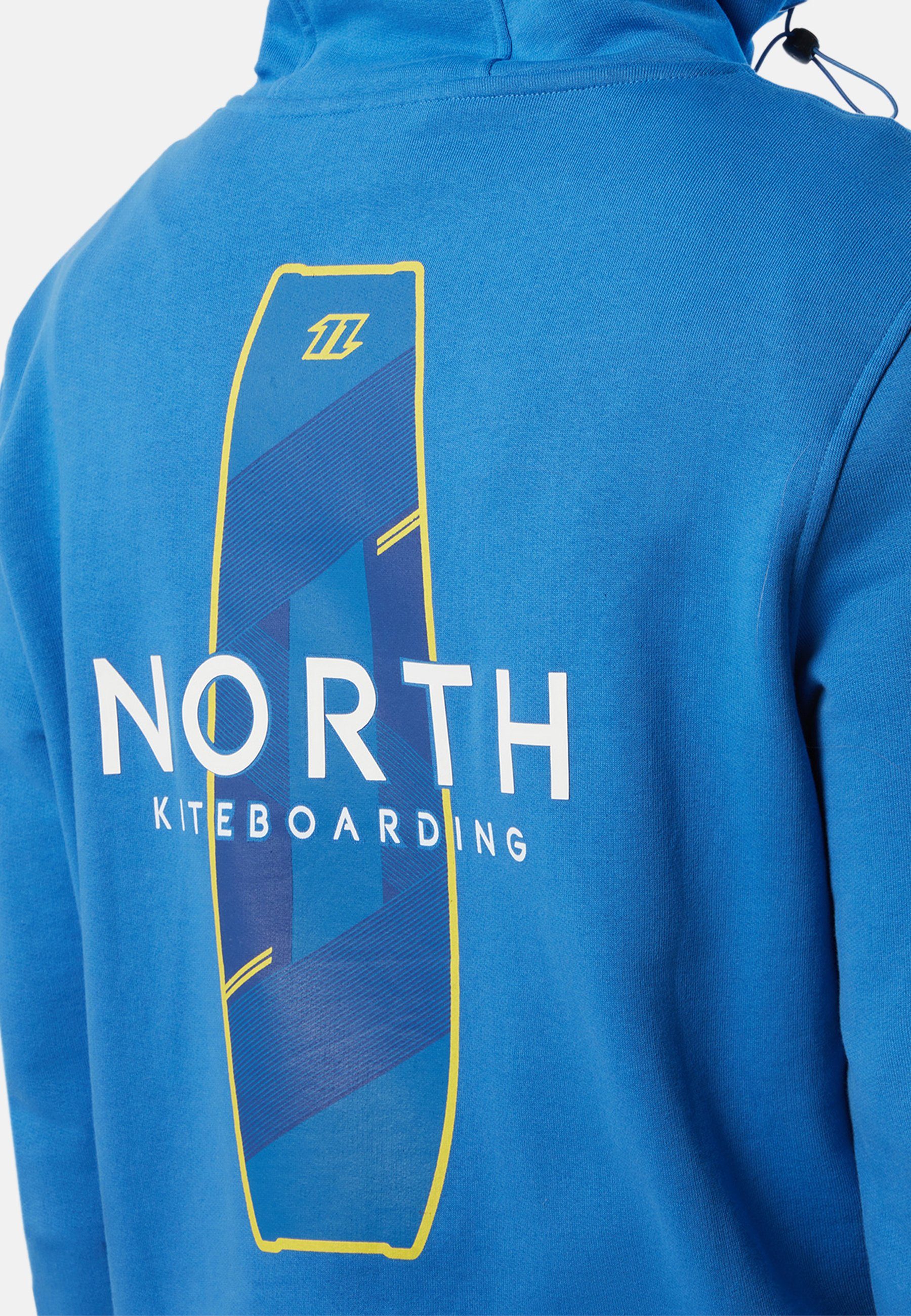 BLUE North Sails full sweatshirt kite Hoodie zip Fleecepullover