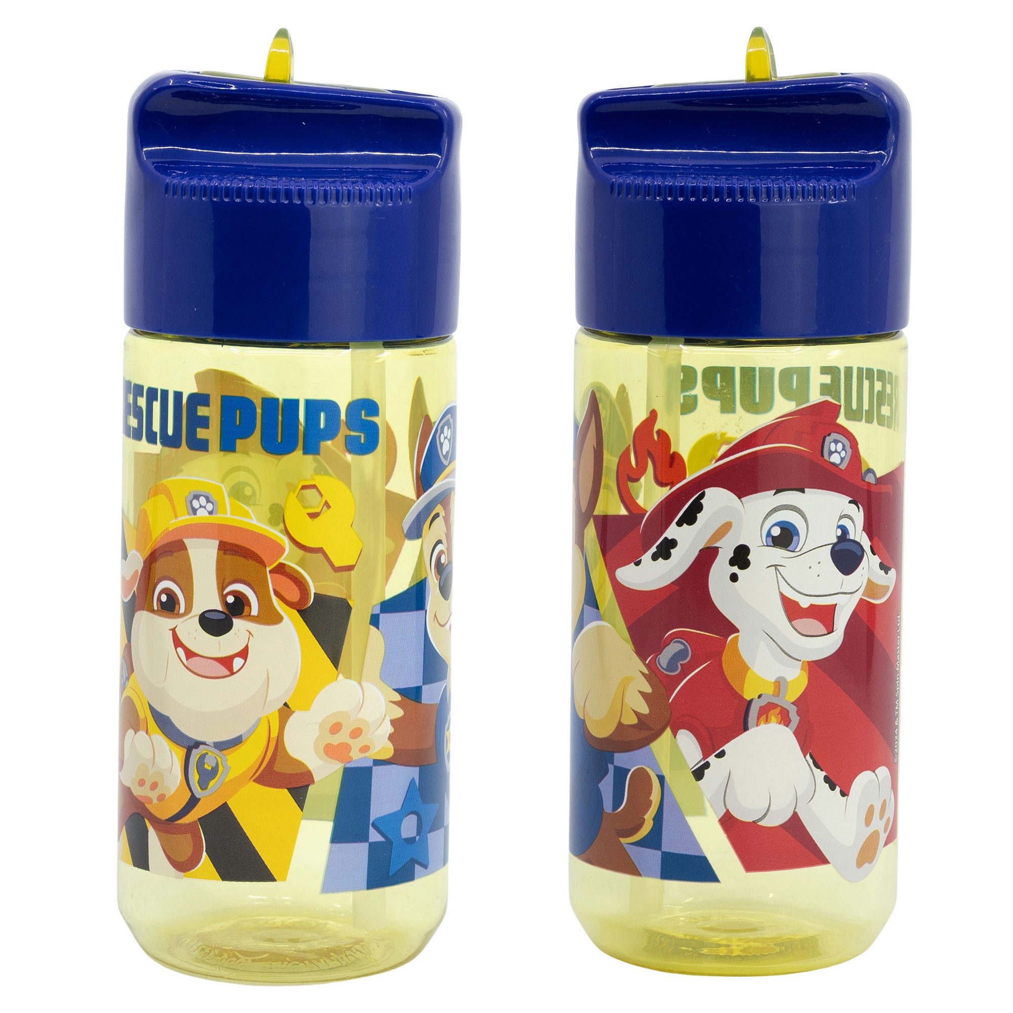 PAW PATROL Trinkflasche Paw Patrol Chase Rubble Marshall Wasserflasche Flasche 430 ml