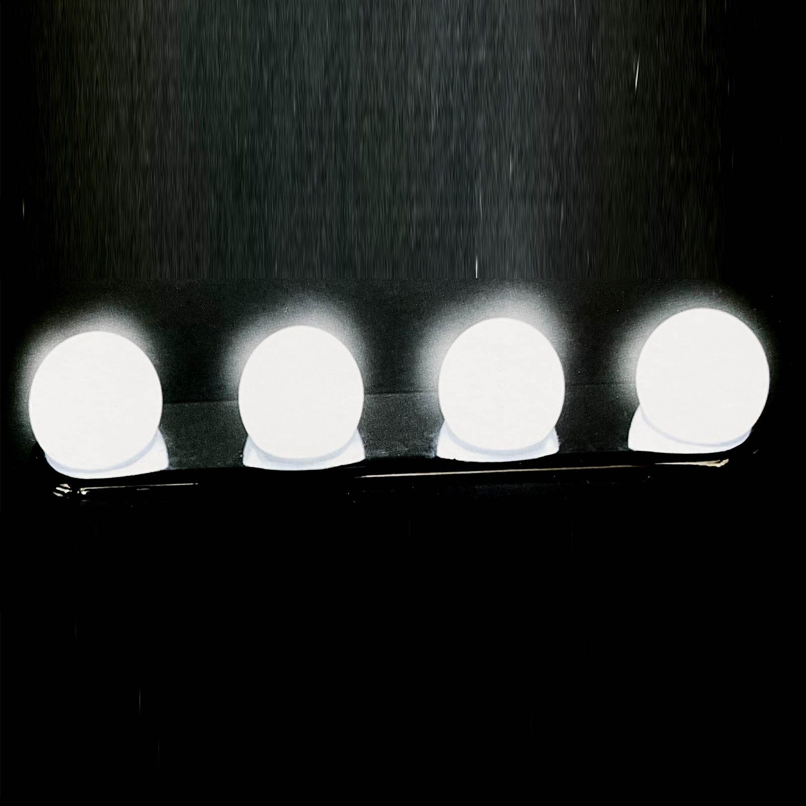 LED Spiegelleuchte HAC24 Leuchte, mit Spiegellampe Spiegel Set Saugnäpfen, Batteriebetrieben LED Up 2er Make Kosmetik