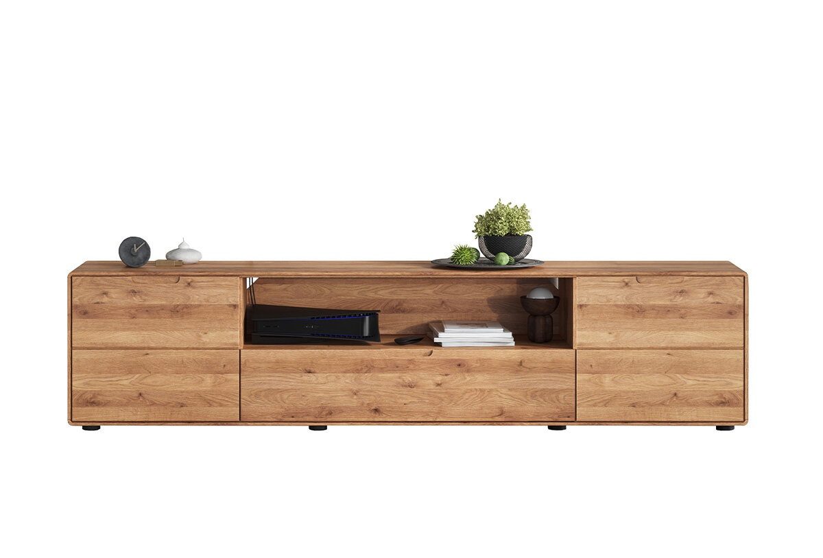 Main Möbel TV-Schrank TV Board 200x47cm "Kent" Wildeiche massiv
