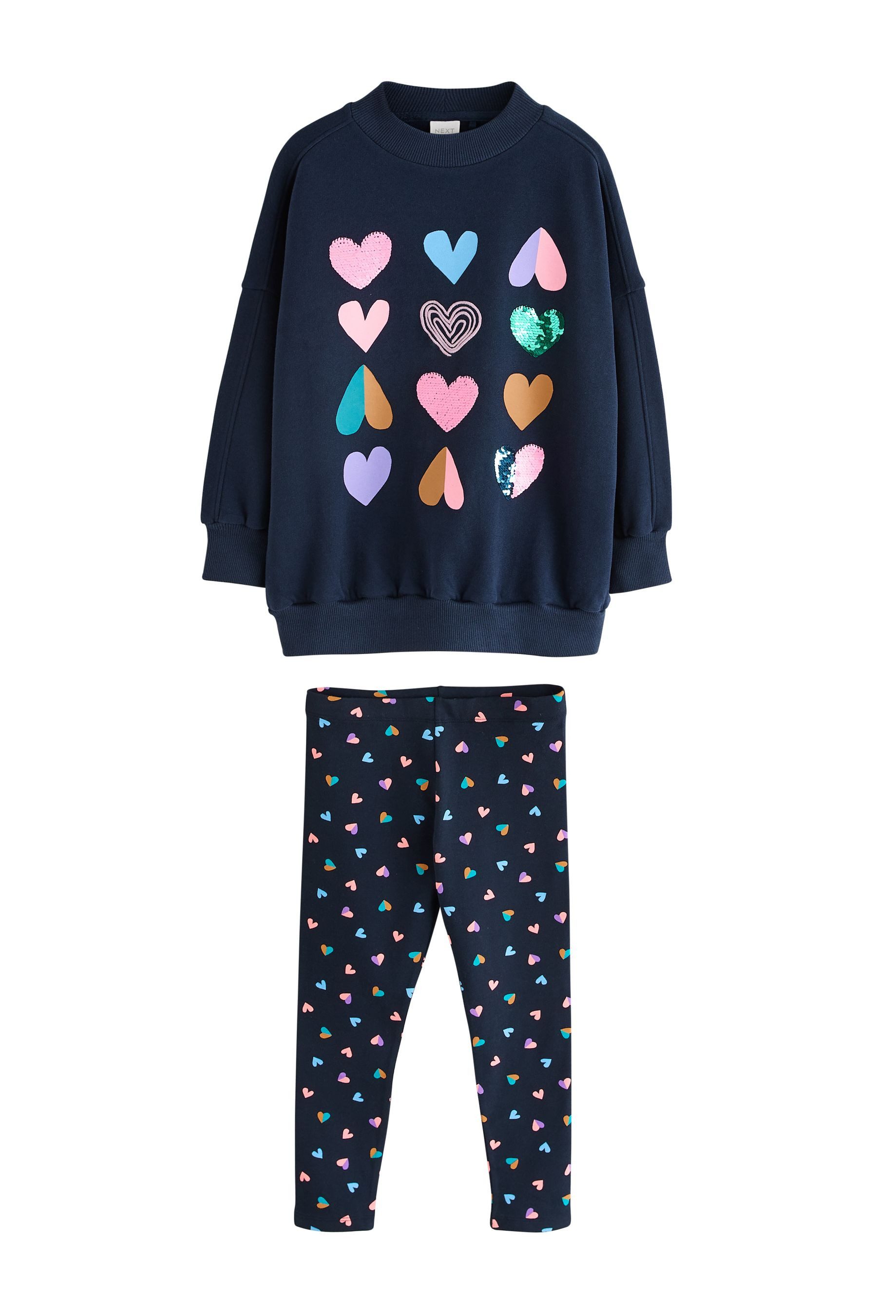Next Top & Leggings Sweatshirt und Leggings im Set (2-tlg)