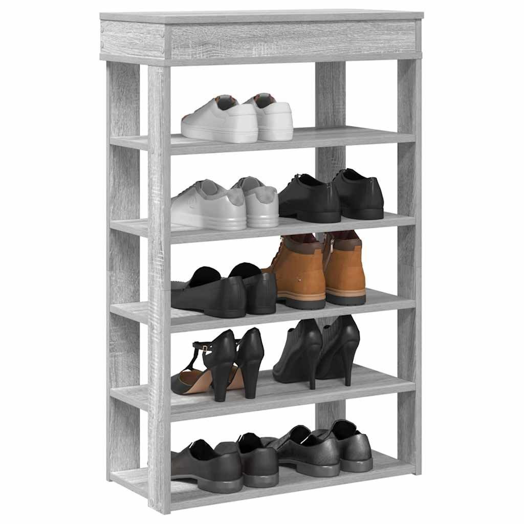 vidaXL Schuhregal Schuhregal Grau Sonoma 60x30x98 günstig online kaufen