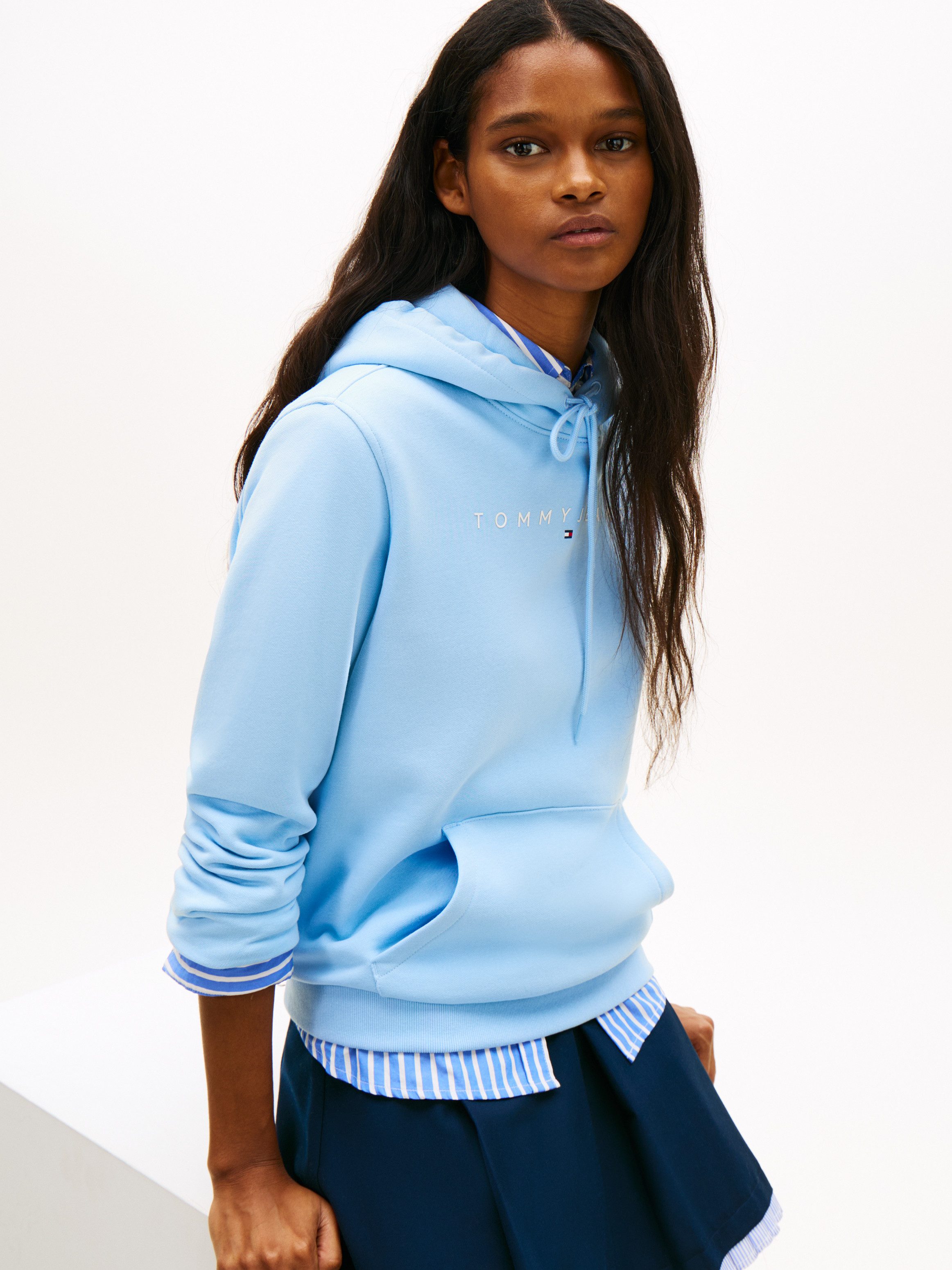 Tommy Jeans Kapuzensweatshirt TJW REG LINEAR HOODIE mit Logoschriftzug