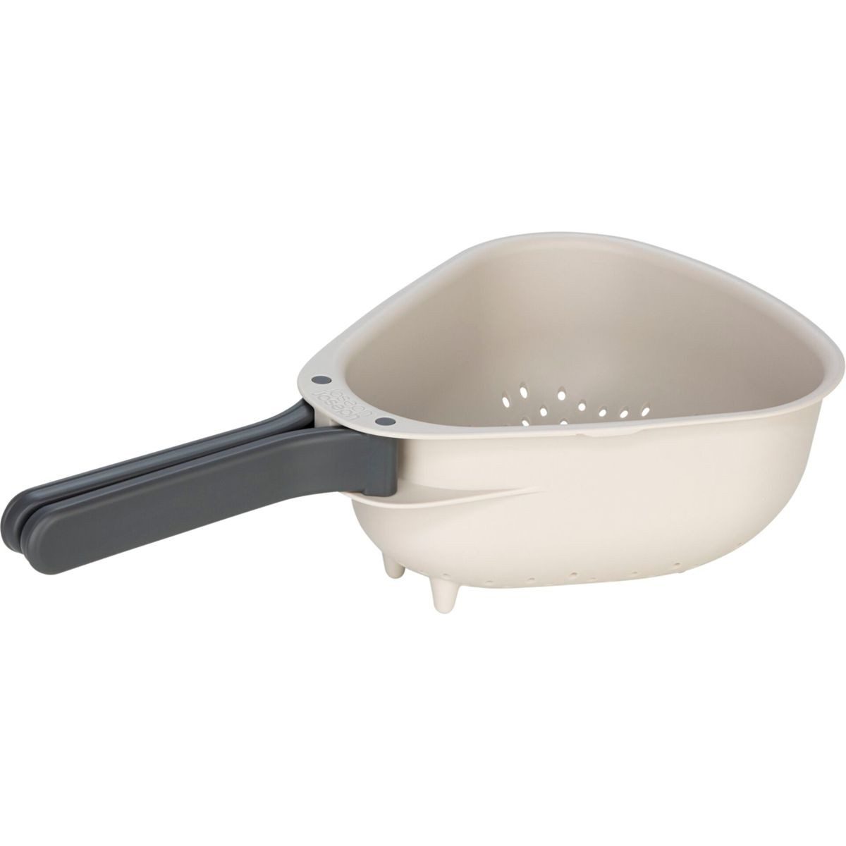 Joseph Joseph Küchenorganizer-Set Droplet Großes Küchensieb mit faltbaren Griffen