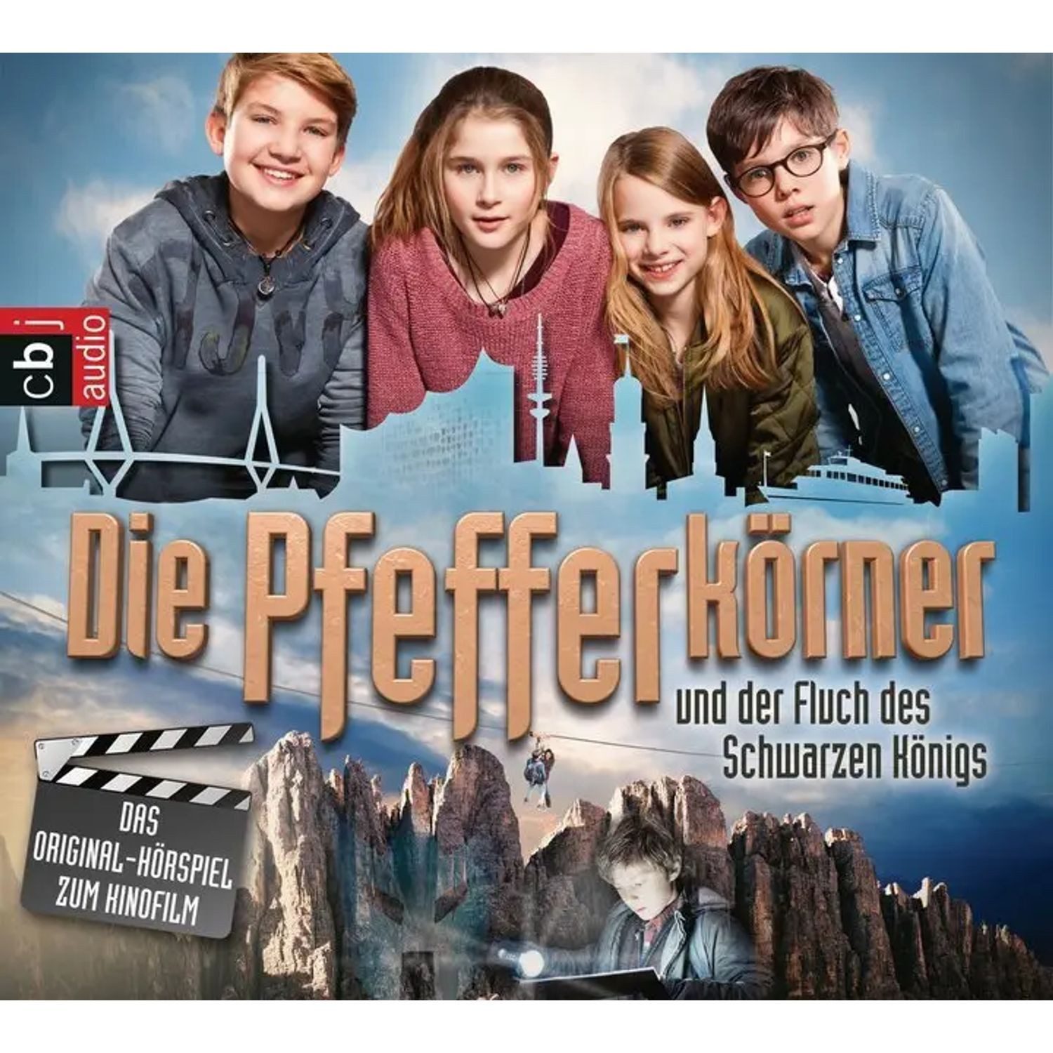 Hörspiel Die Pfefferkörner und der Fluch des schwarzen Königs,2 Audio-CDs