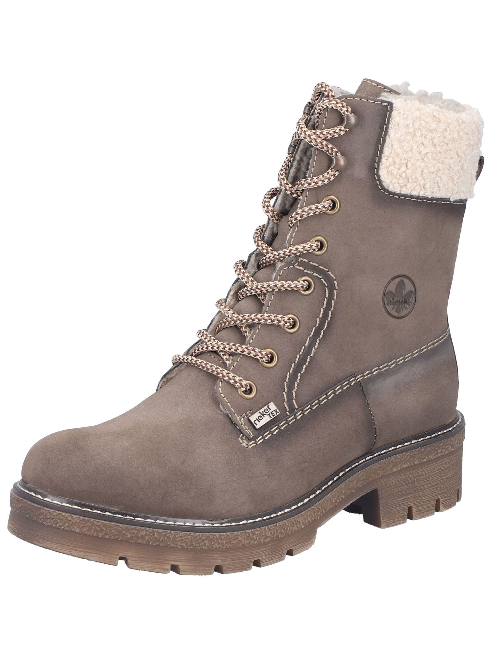 Rieker Rieker Stiefelette Lederimitat/Textil Schnürstiefelette