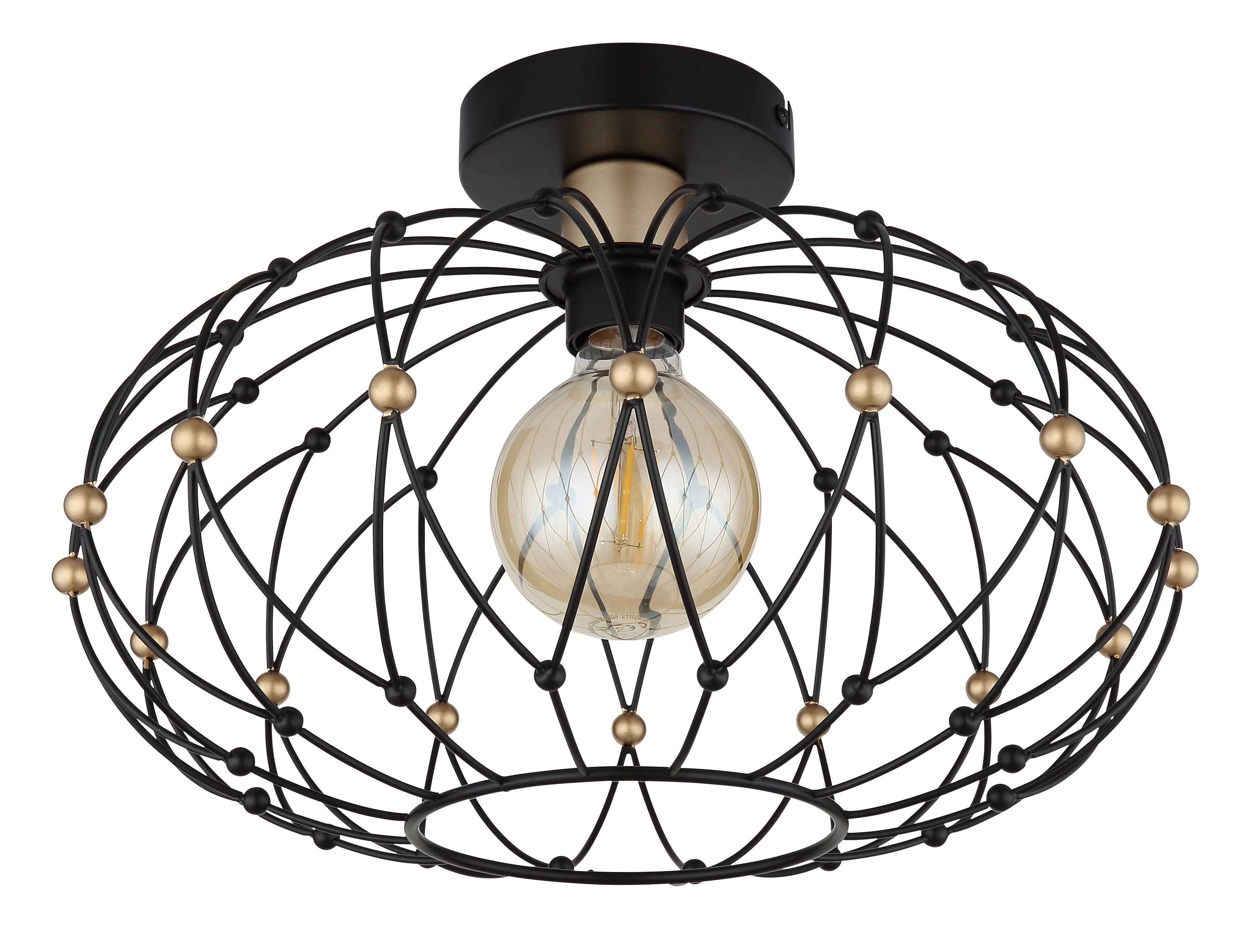 GLOBO LIGHTING Deckenleuchte GREYS, ohne Leuchtmittel, Deckenlampe Wohnzimmer-Leuchte Schlafzimmer-Leuchte Flur Küche