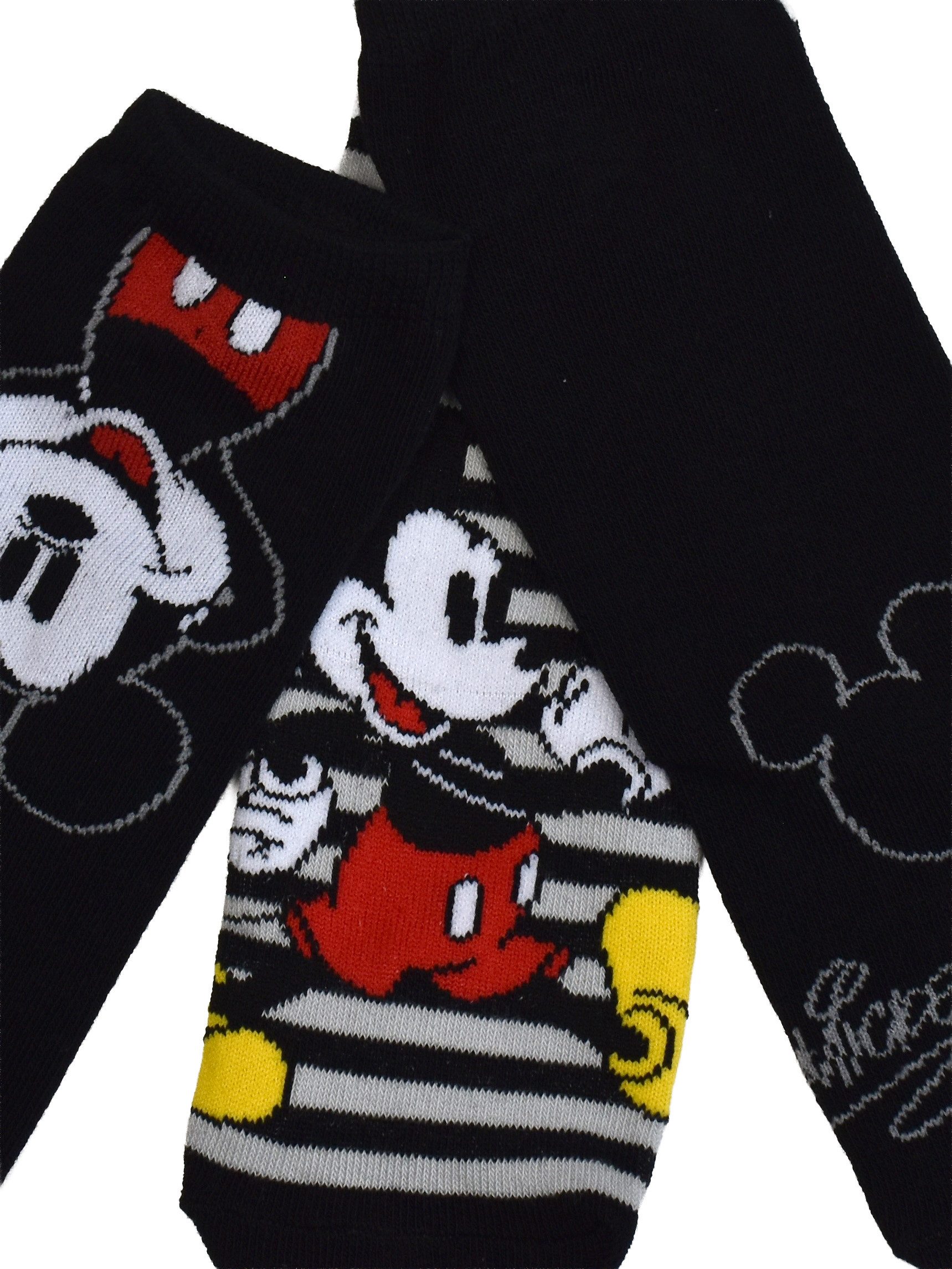 United Labels® Socken Disney Mickey Mouse Socken Sneaker Strümpfe (3er Pack) Originallizenz – Bild 4 von 4