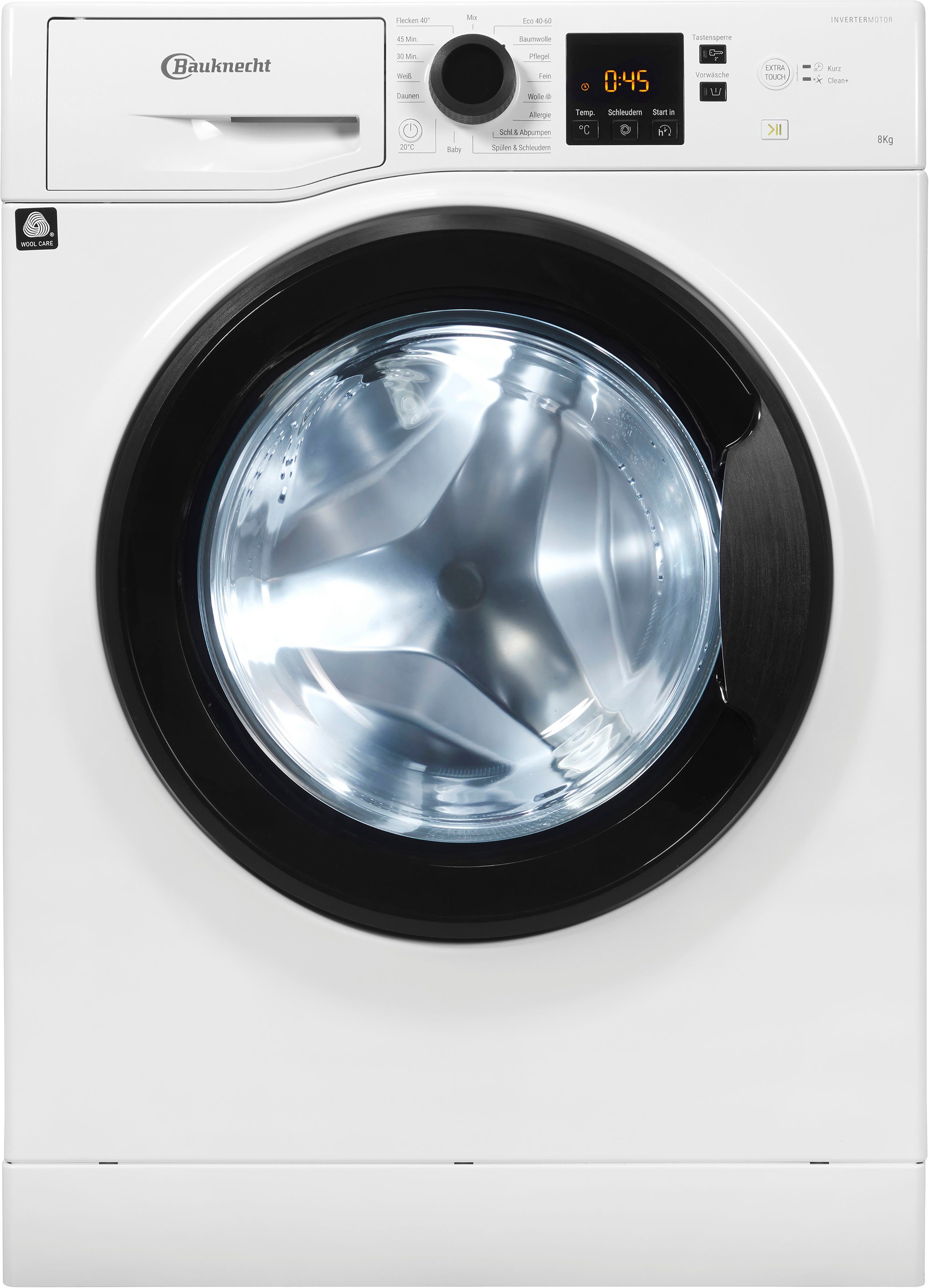 BAUKNECHT Waschmaschine Super U/min, 1400 A, 8 845 kg, Jahre Eco Herstellergarantie 4