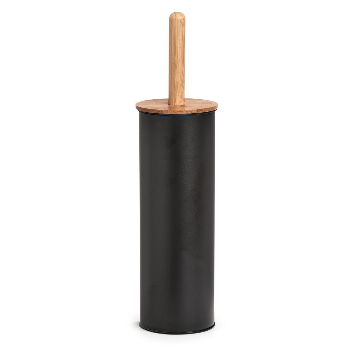 Zeller Present Badaccessoire-Set WC-Bürste, Metall/Bambus, schwarz, günstig online kaufen