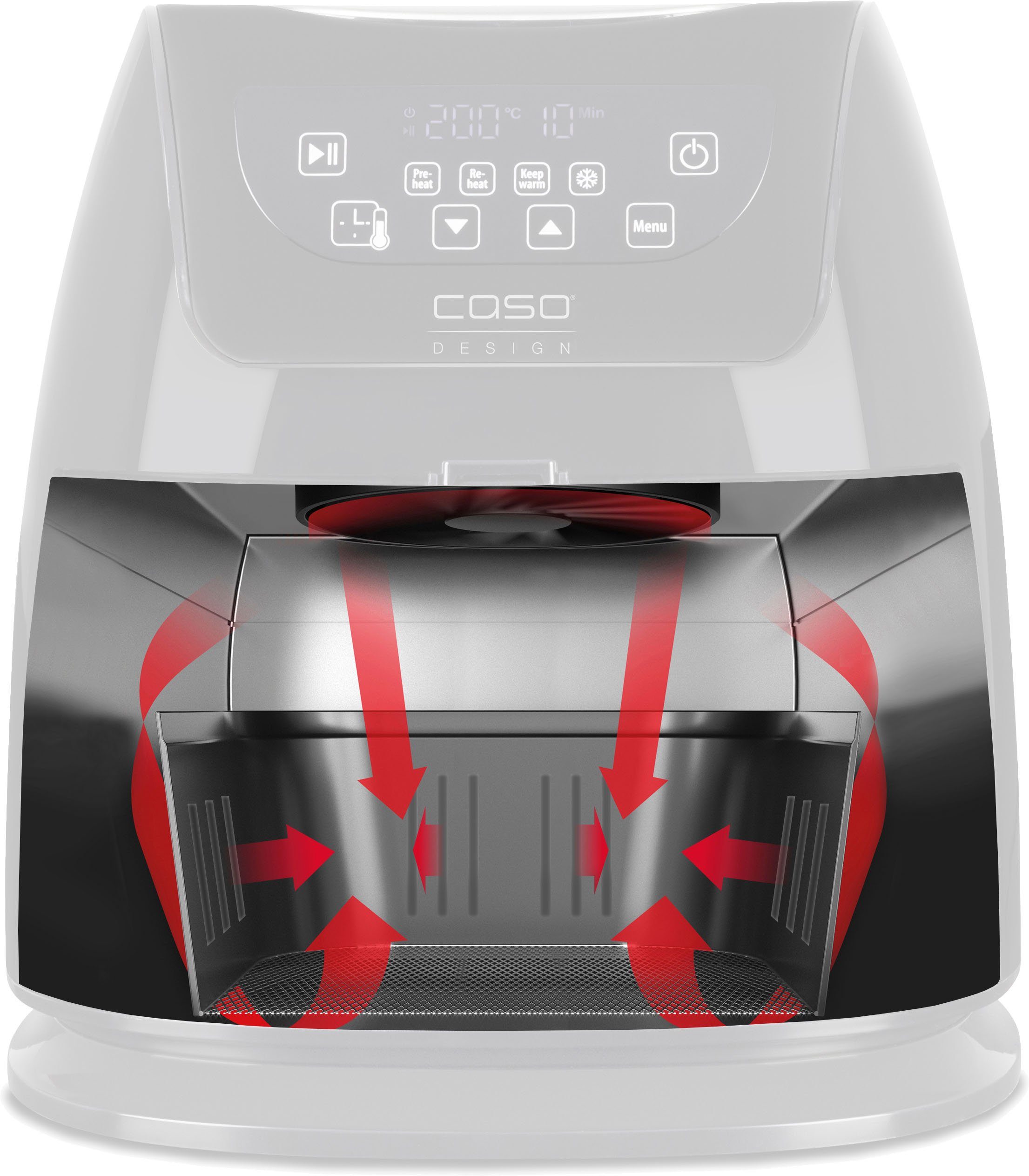 Caso Heißluftfritteuse 3171 AF 250, 1400 W