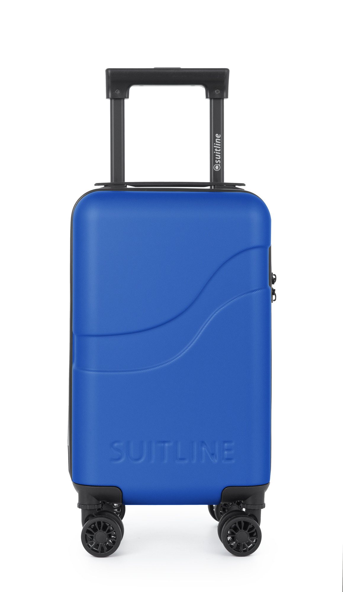 Suitline Handgepäckkoffer Suitline, 4 Rollen, Untersitz Koffer 47 cm, abnehmbare Rolle, ABS, TSA