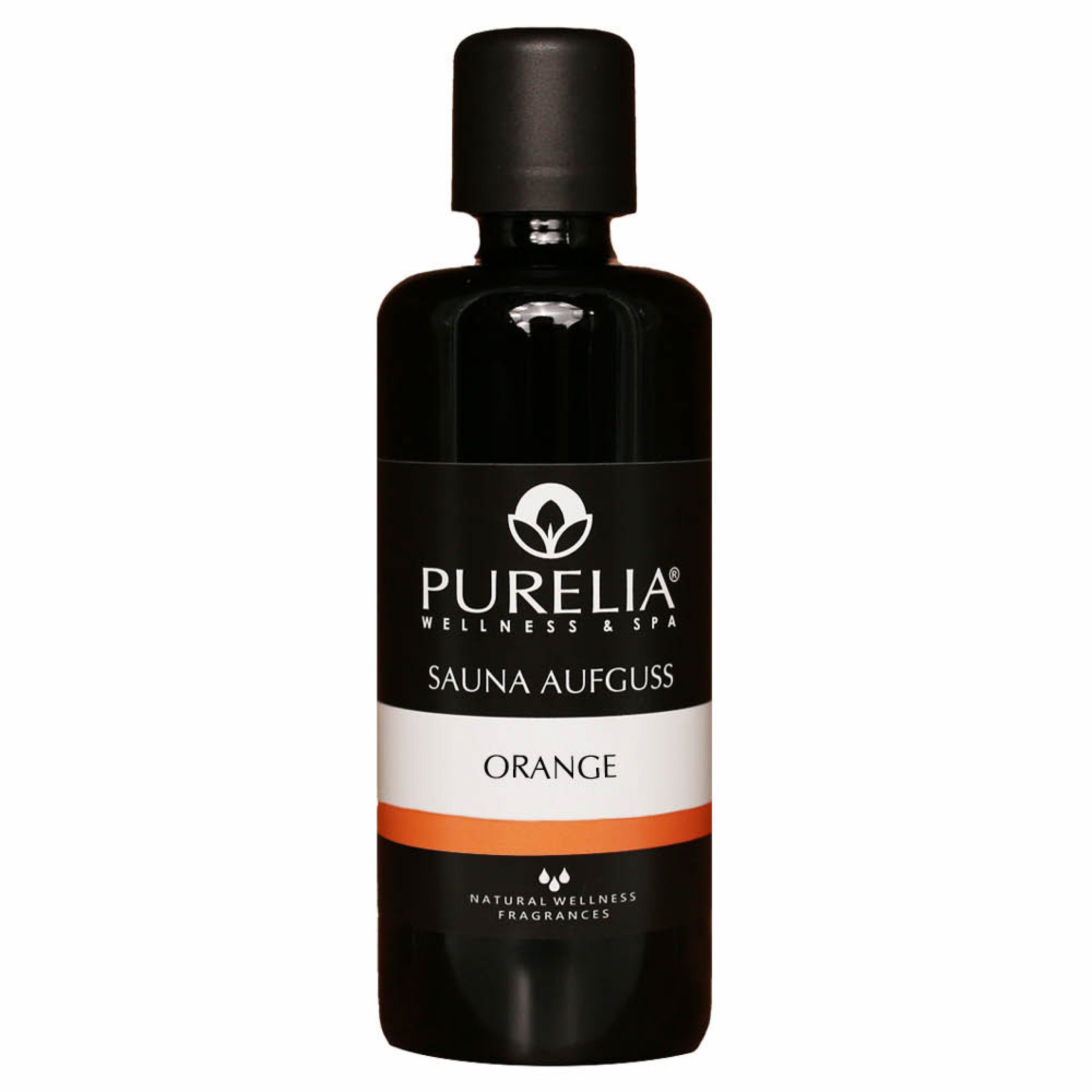 Purelia Aufgusskonzentrat PURELIA Saunaaufguss Konzentrat Orange 100 ml natürlicher