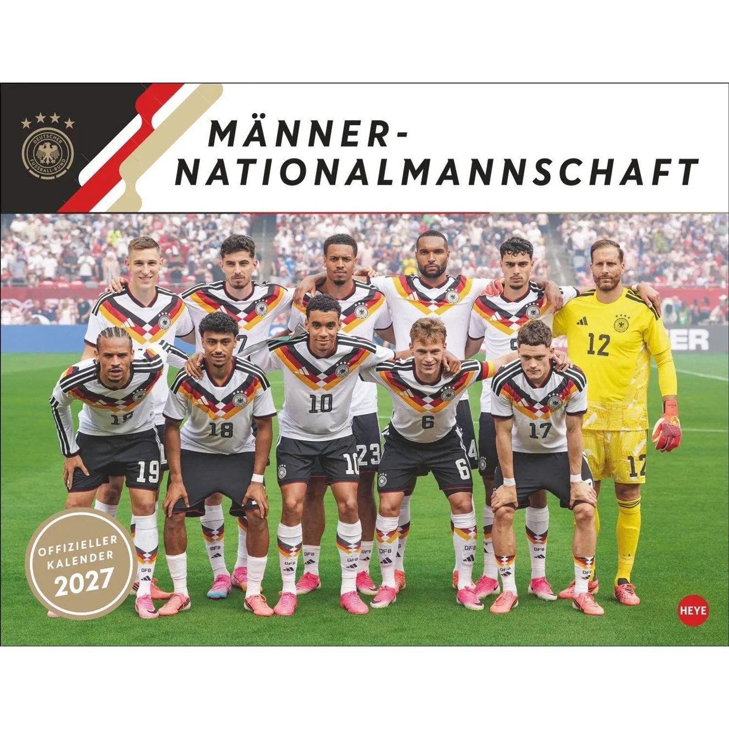 HEYE Wandkalender DFB Männer Posterkalender 2027
