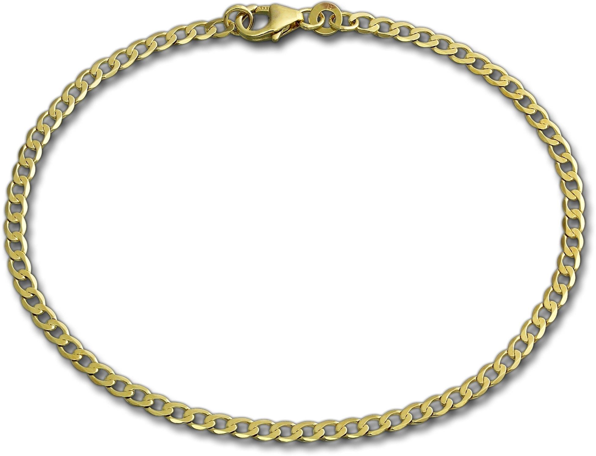 GoldDream Goldarmband GoldDream 8 Karat Armband 19cm Damen (Armband, Armband), Echtgold Armband (Panzer) ca. 19cm, Echtgold, 333er Gelbgold