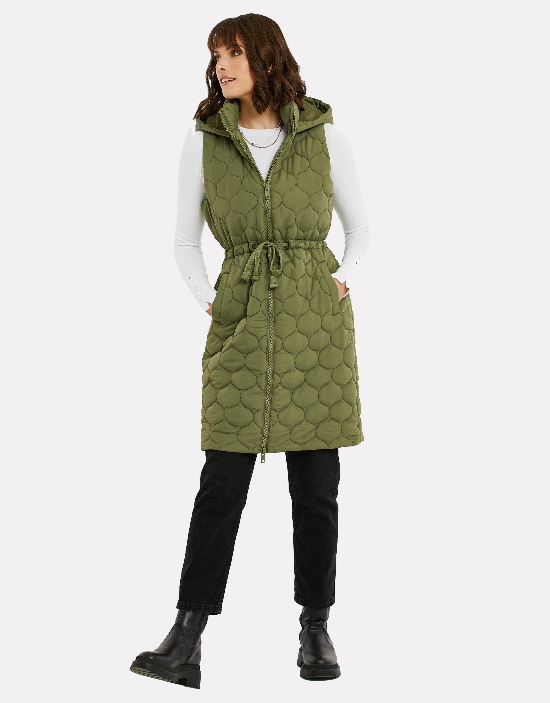 Threadbare Softshellweste (1-tlg) mit langem Schnitt günstig online kaufen