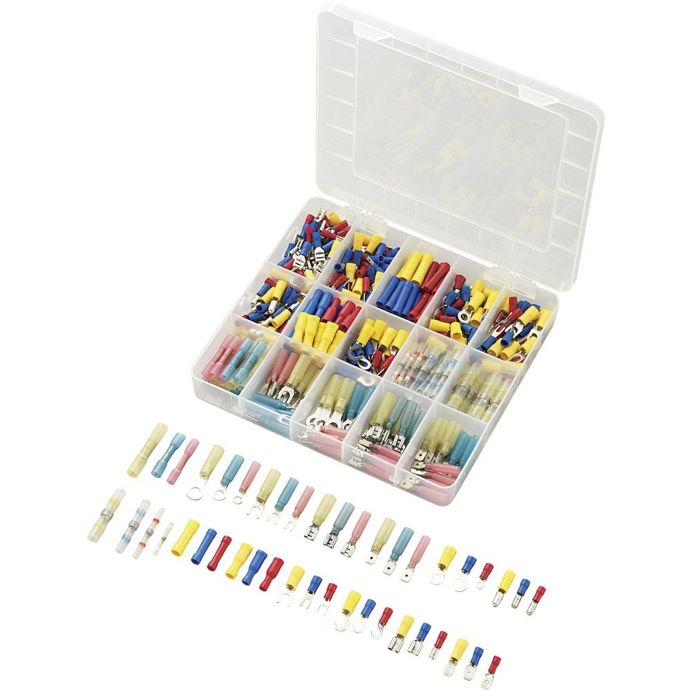 Ringkabelschuh TRU COMPONENTS 739925 Quetschverbinder-Sortiment 0.50 mm² 2.50 mm² Bla