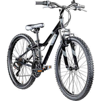 Galano Mountainbike GA20, 21 Gang Saiguan, Kettenschaltung, Jugendfahrrad 24 Zoll Mountainbike 130-145 cm 21 Gänge Mädchen Jungen