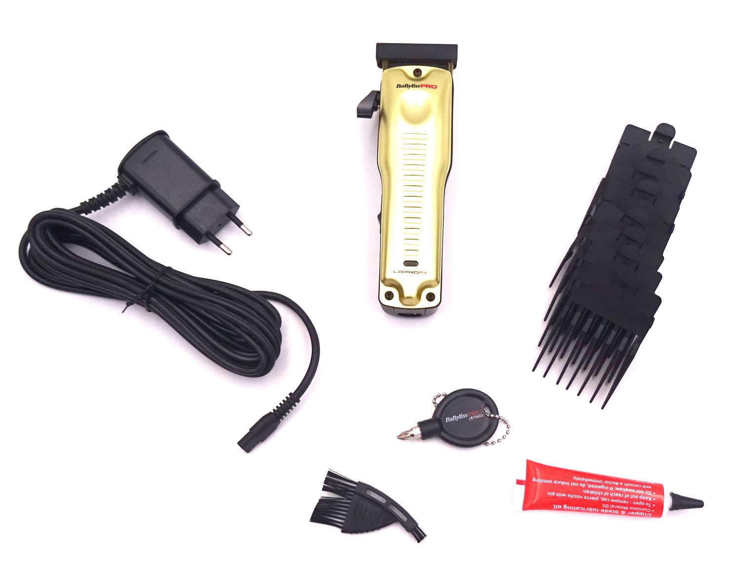 BaByliss Haarschneider BaByliss PRO FX825GE LOPROFX GOLD Clipper Netz/Akku Haarschneider