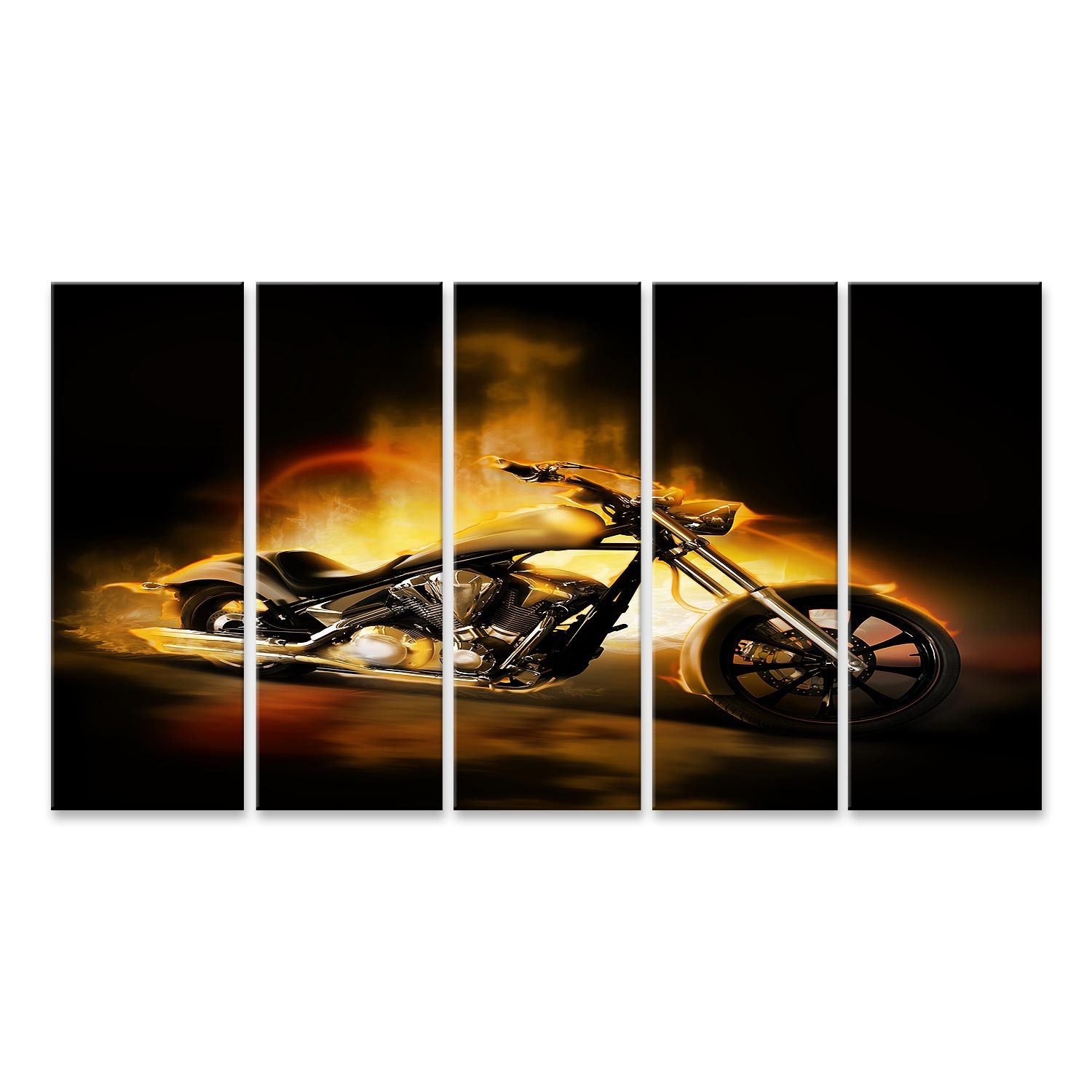 Leinwandbild Motorrad Bilder