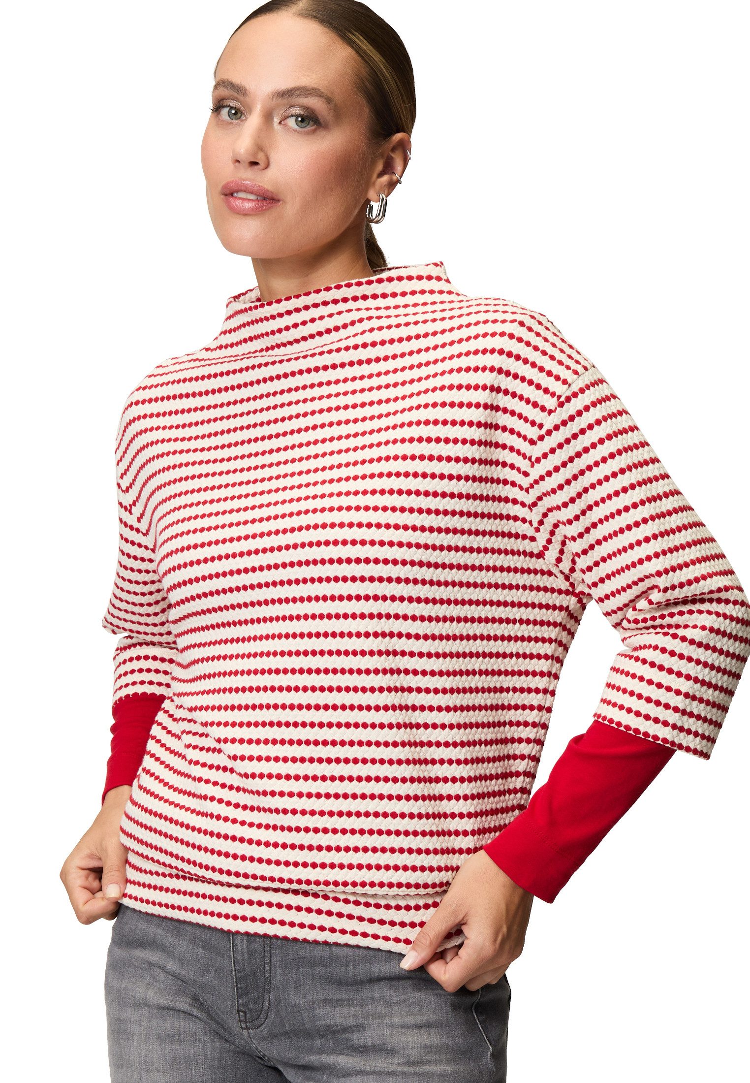 Zero Sweatshirt zero Sweatshirt geringelt mit günstig online kaufen