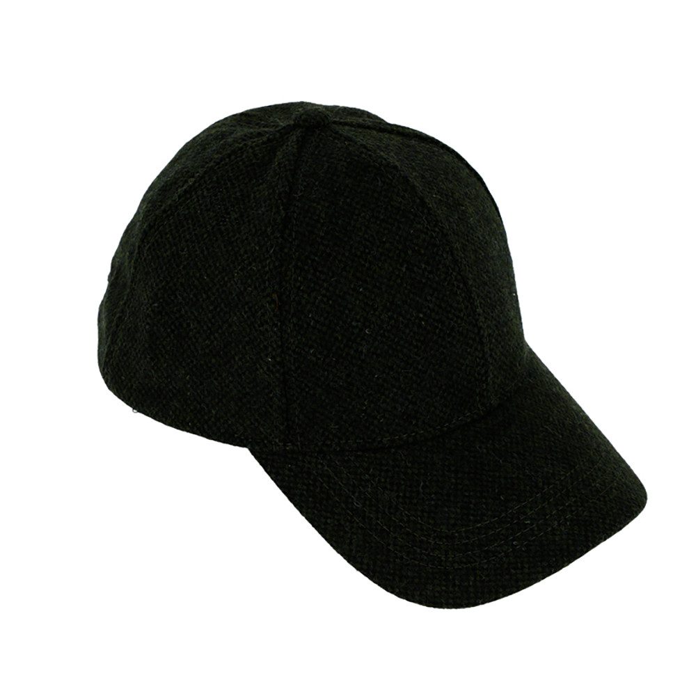 Baseball Cap Wolle Melange Donegal - hinten geschlossen