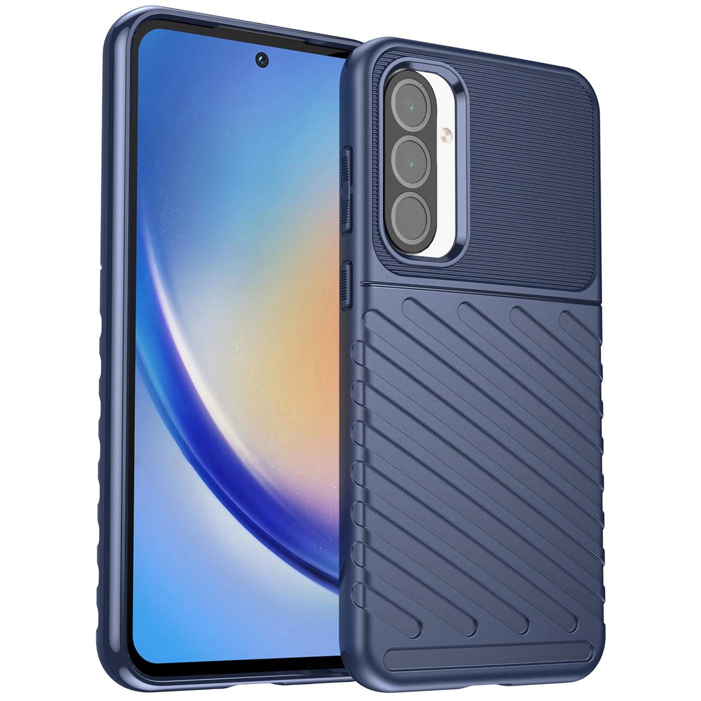 CoolGadget Handyhülle Thunder Hybrid Case für Samsung Galaxy A57 5G 6,7 Zoll, stylische rutschfeste Schutzhülle Handy Hülle für Samsung A57 5G