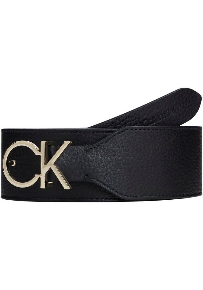 Calvin Klein Ledergürtel, Calvin Klein Monogramm-Metallelement