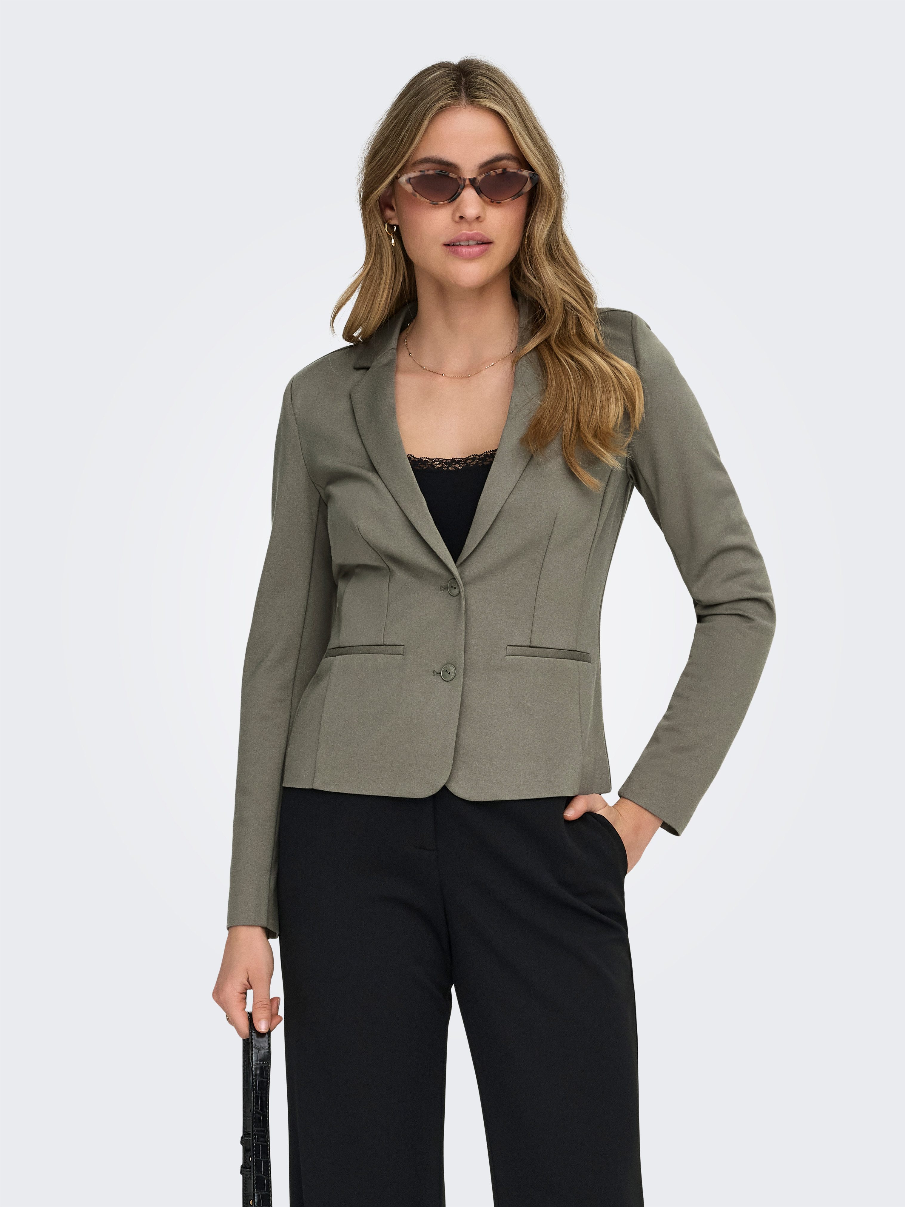 ONLY Jerseyblazer ONLPOPTRASH – 2-Knopf Blazer mit taillierter Silhouette r günstig online kaufen