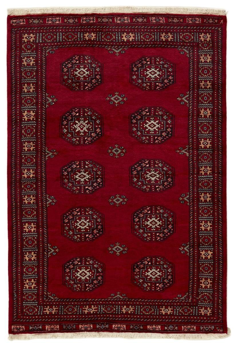 Orientteppich Pakistan Buchara 3ply 142x206 Handgeknüpfter Orientteppich, Nain Trading, rechteckig, Höhe: 8 mm
