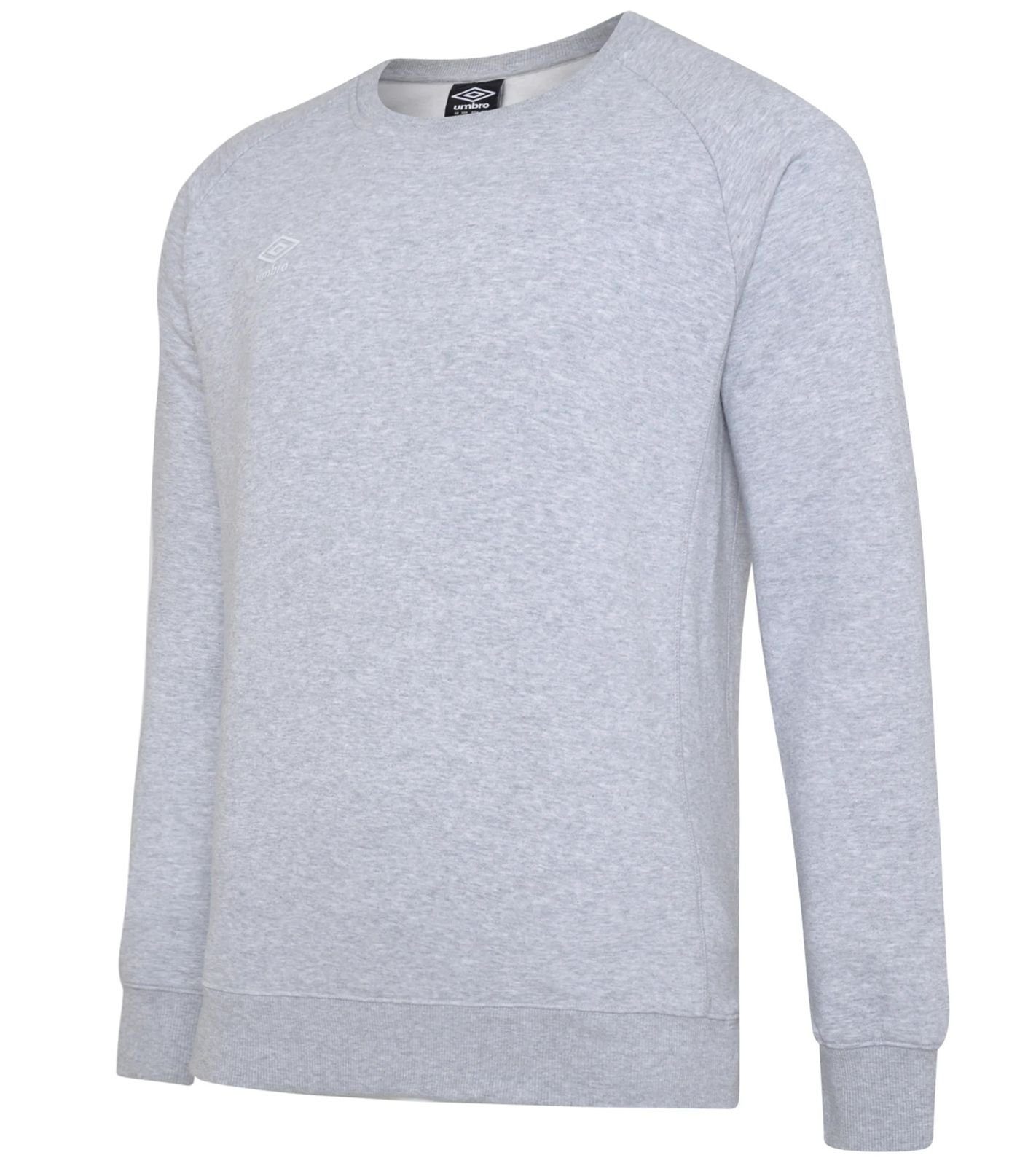 Umbro Sweater umbro Club Leisure Sweat Herren Sweater Rundhals-Pullover  UMJM0476-P12 Sweatshirt Hellgrau