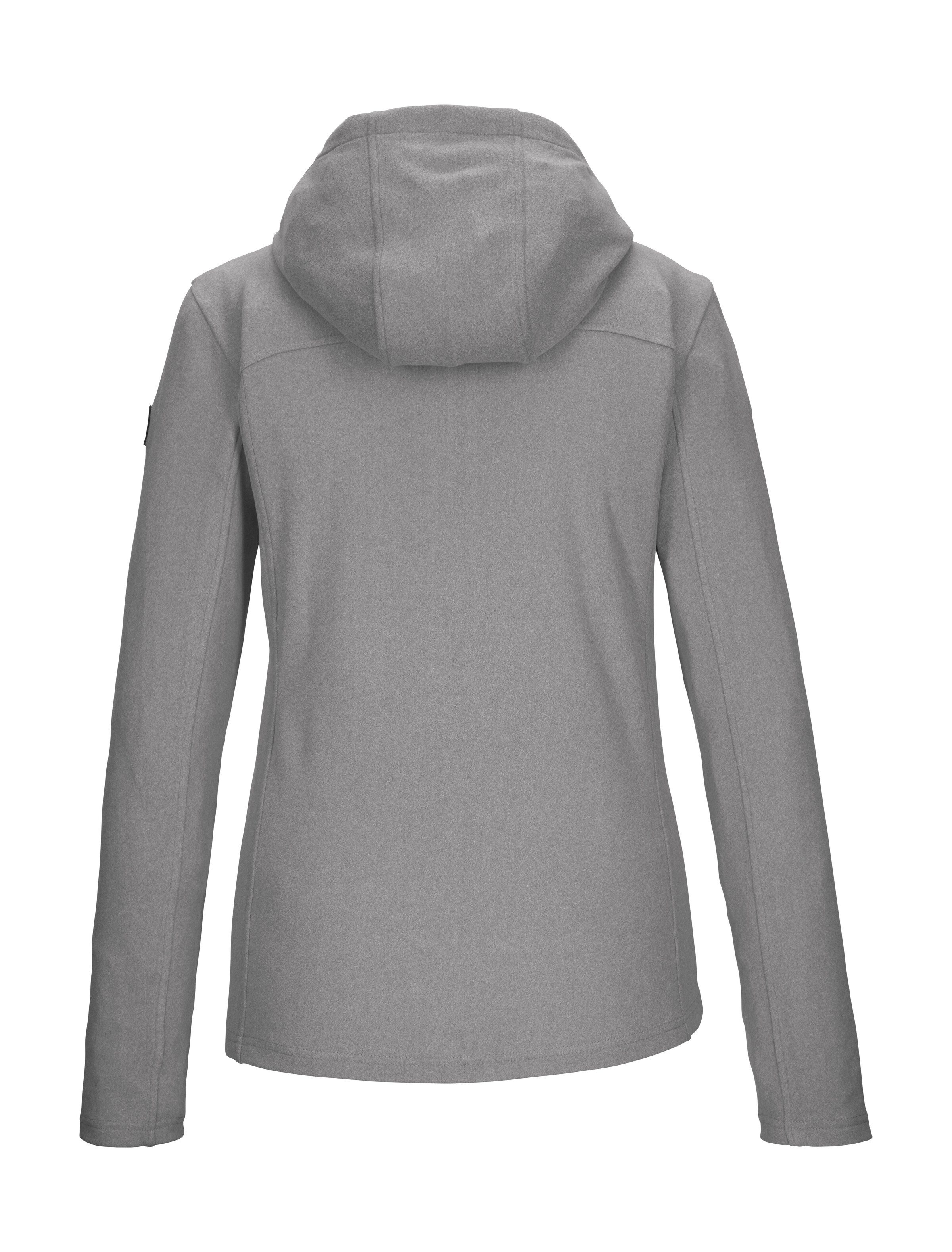 Killtec Fleecejacke KOS 49 WMN FLC JCKT Fleecejacke mit Kapuze, Kinnschutz und Eingrifftaschen