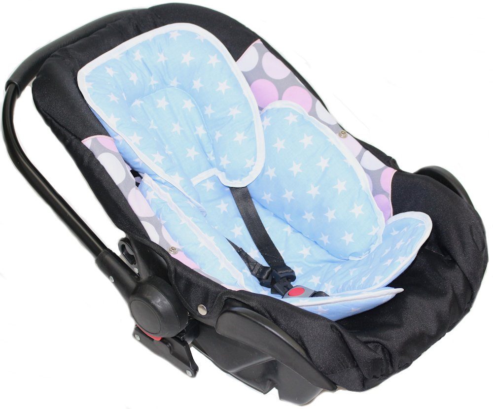 Primawela Sitzverkleinerer Sitzverkleinerer Baumwolle für Auto Kindersitz Baby Schale Einlage