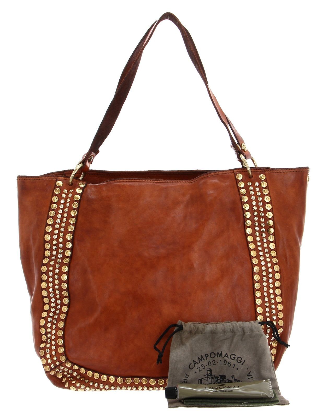 Campomaggi Schultertasche Cognac